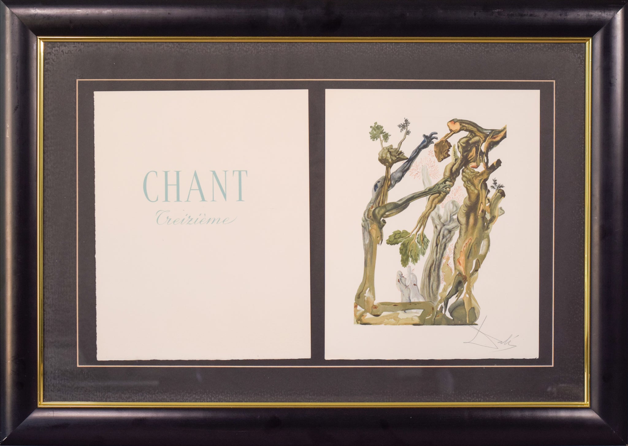 Artwork by Salvador Dalí, The Divine Comedy, Made of Lithograph 