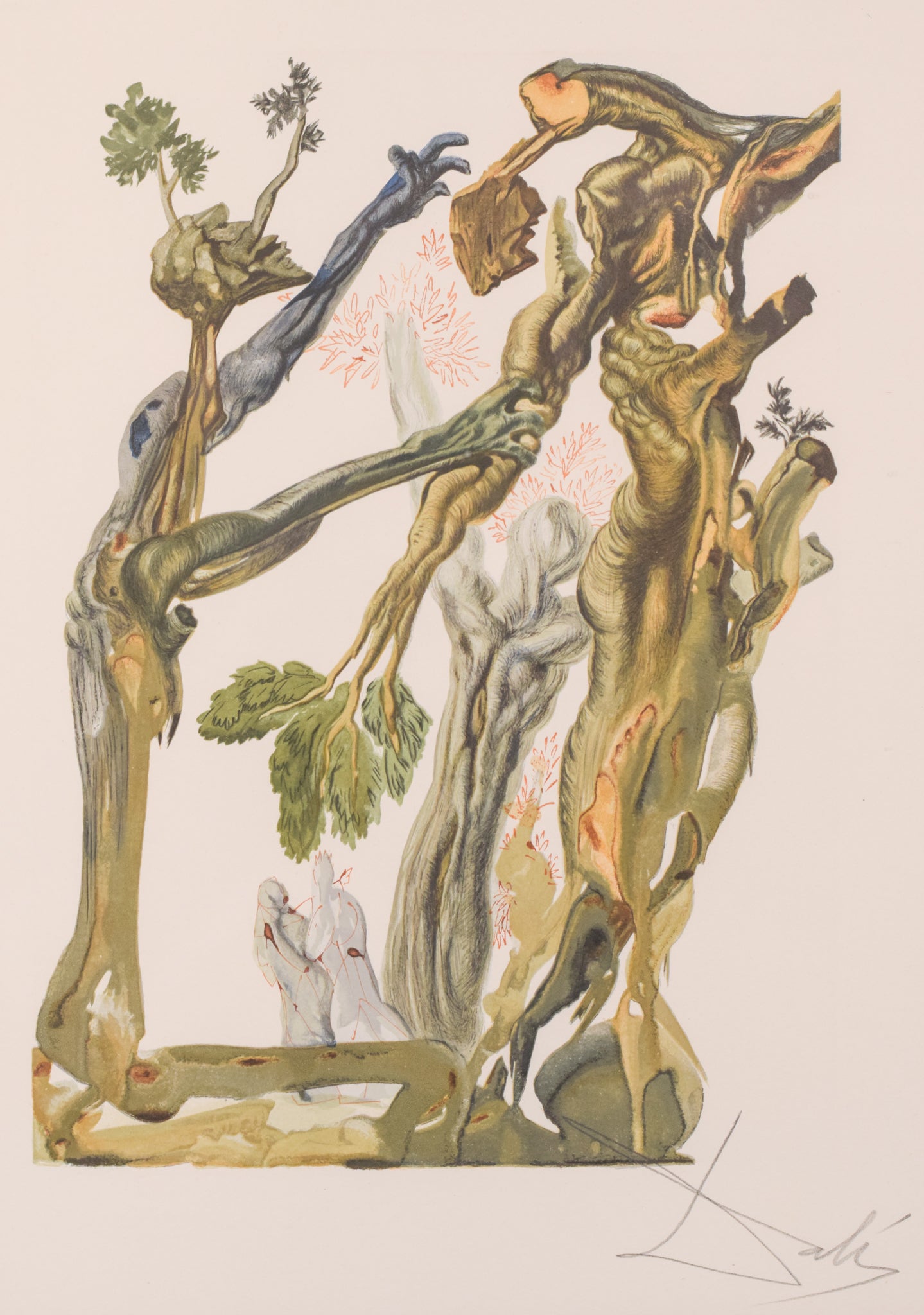 Artwork by Salvador Dalí, The Divine Comedy, Made of Lithograph 