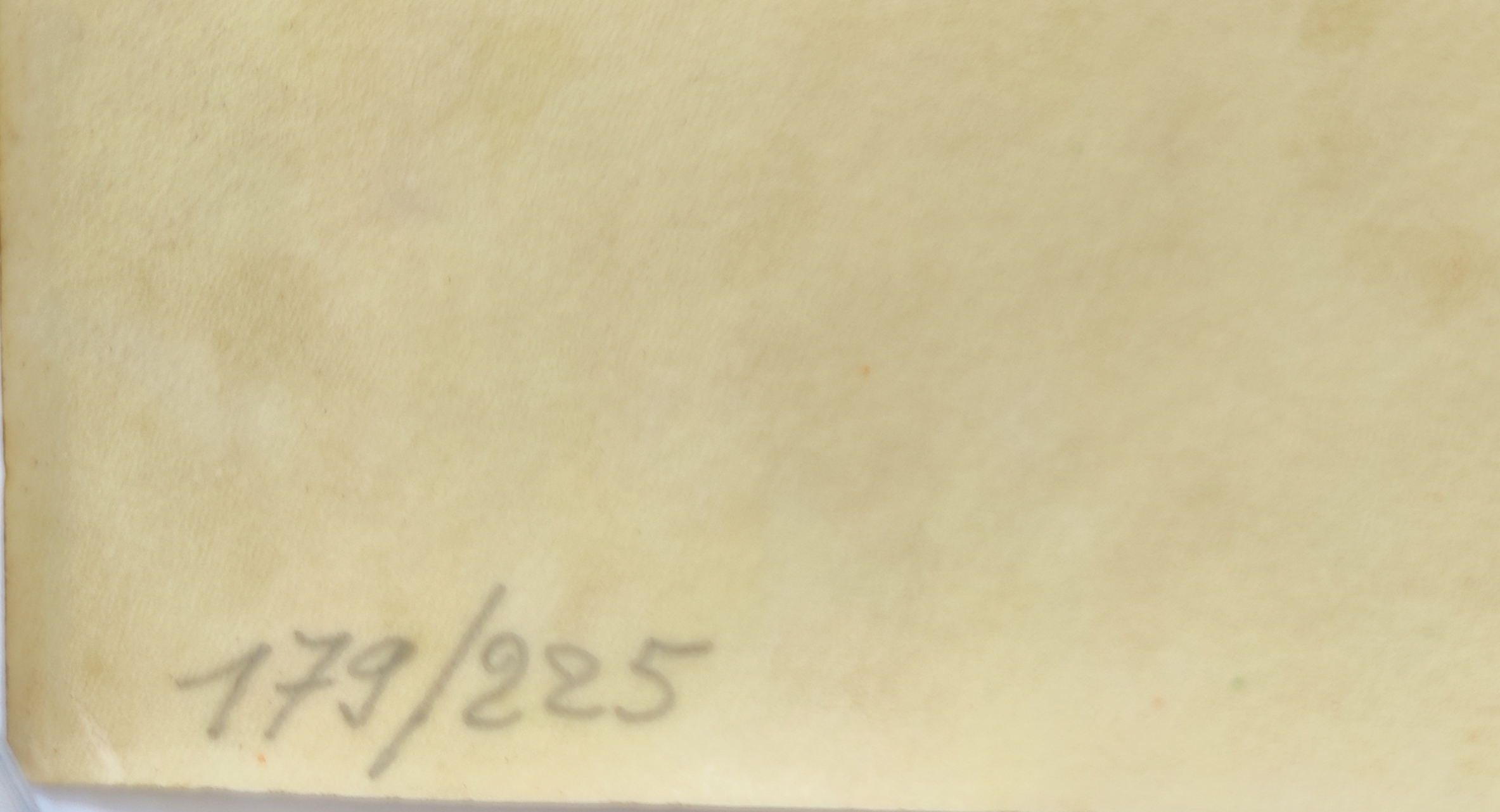 A painting on a piece of paper with a picture of a woman in a window.