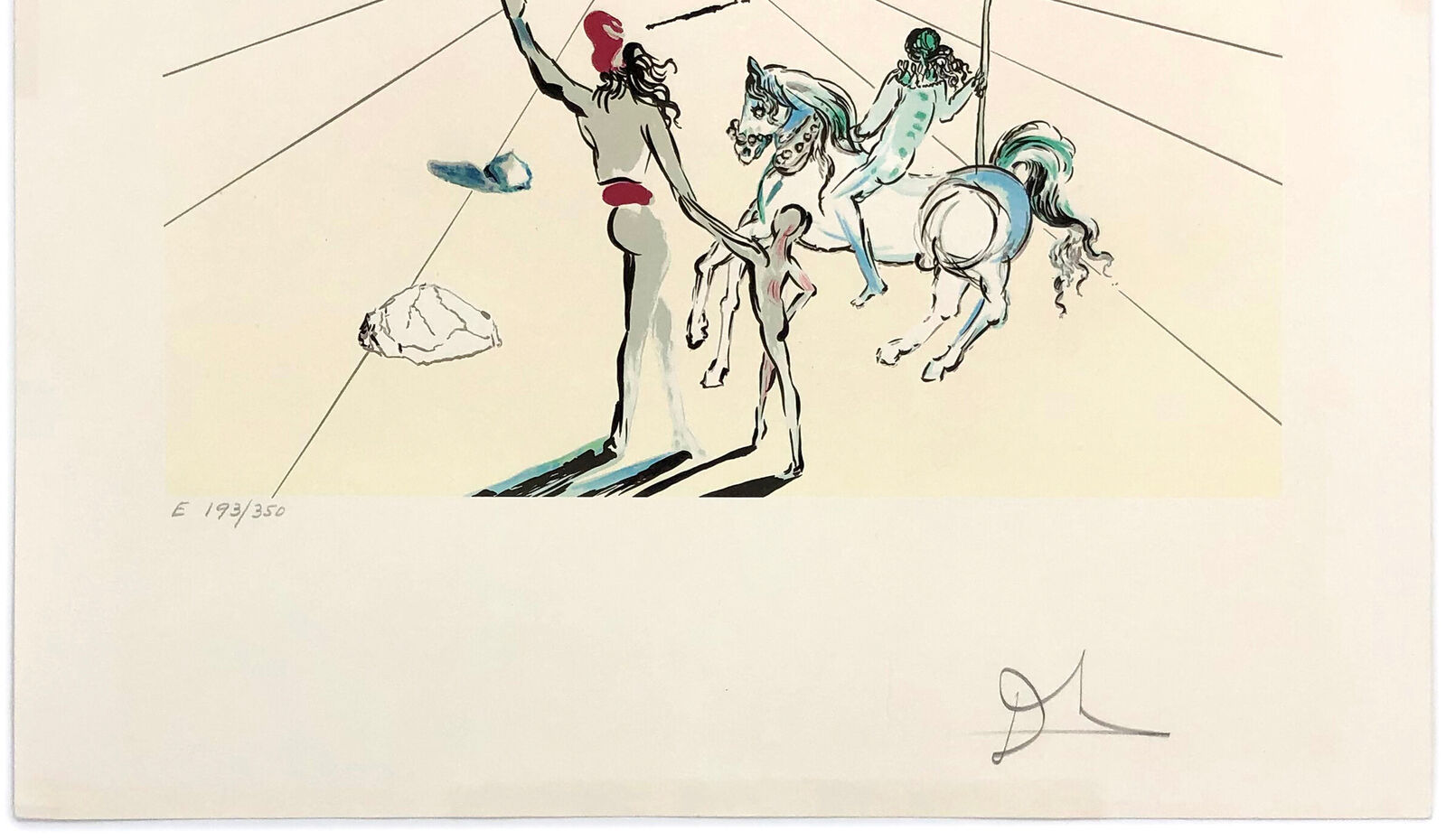 Artwork by Salvador Dalí, The Path to Wisdom (The Banker) (Drawer), hand signed lithograph, Made of Lithograph 