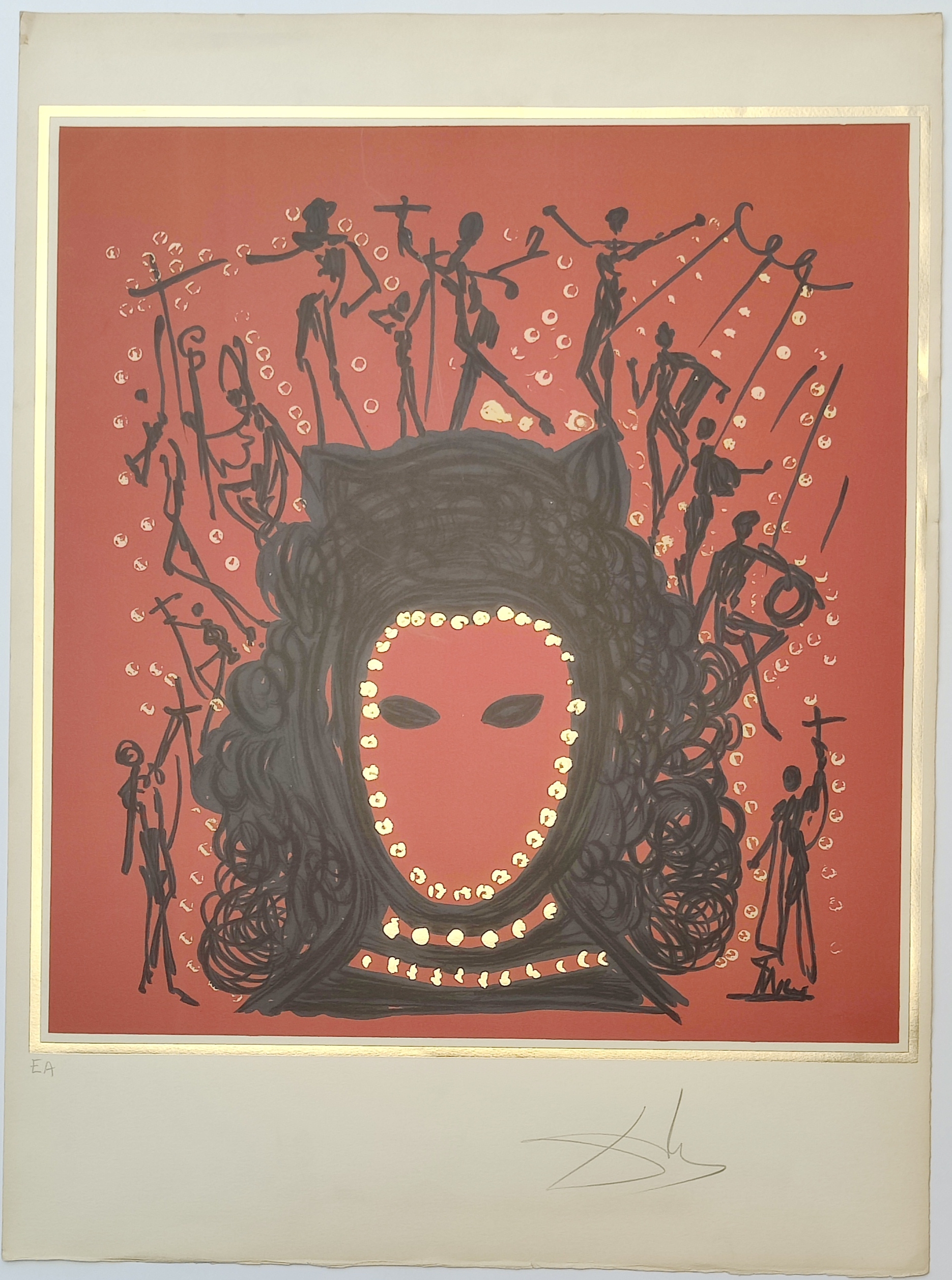 The Watcher from The Twelve Apostles by Salvador Dalí, 1977