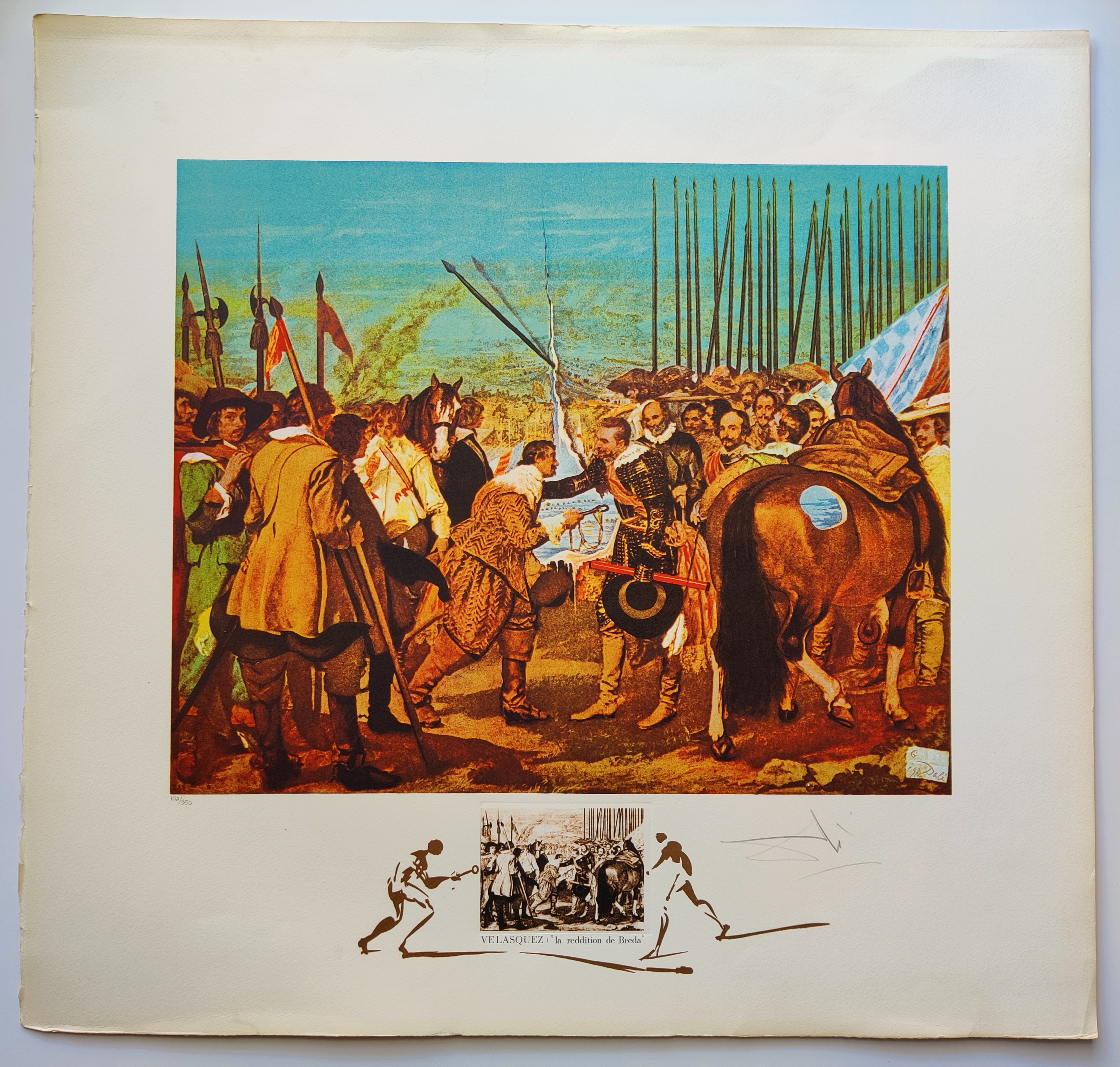 Velasquez The Surrender Of Breda by Salvador Dalí, 1974