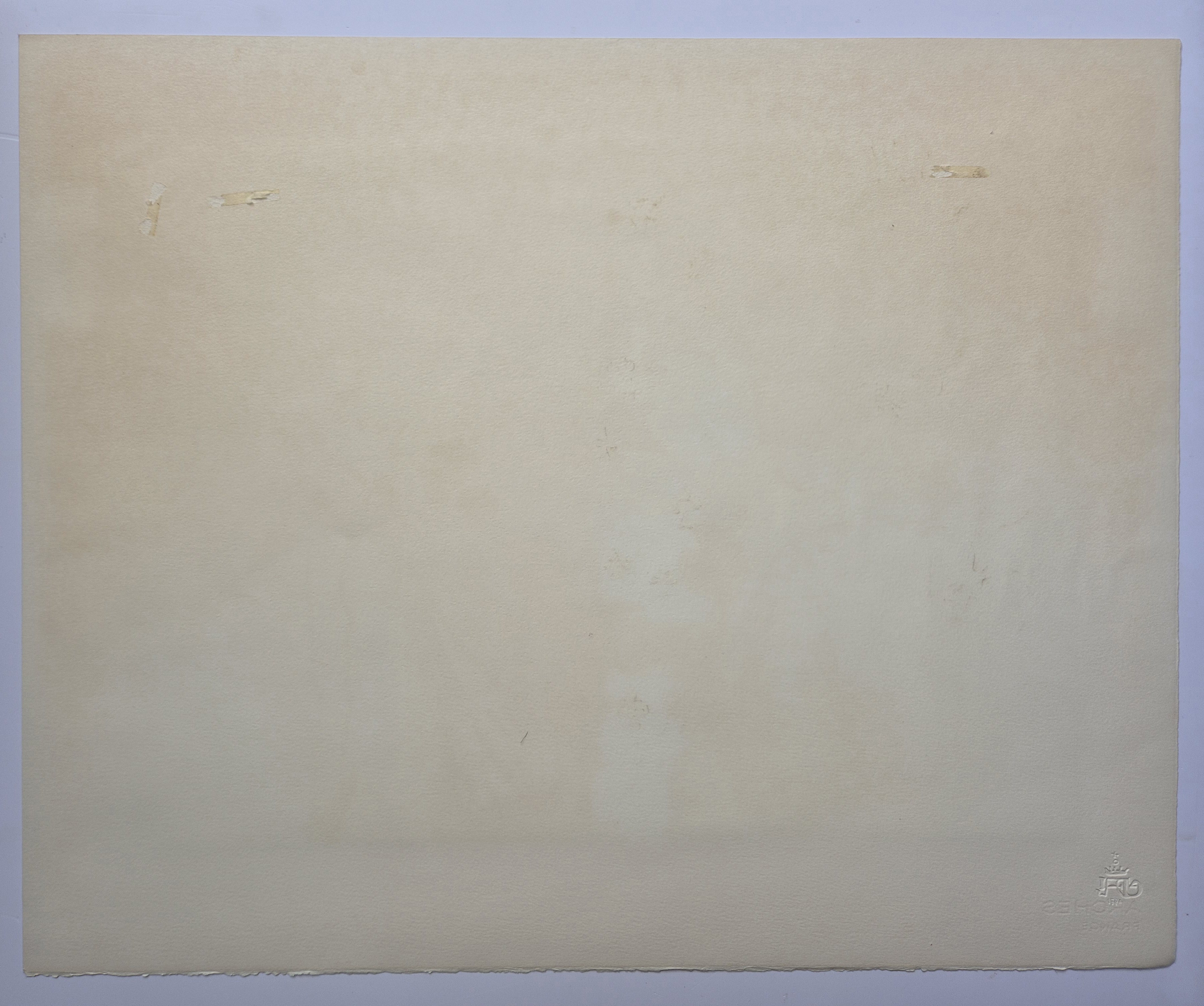 A painting of three women sitting on a bench.