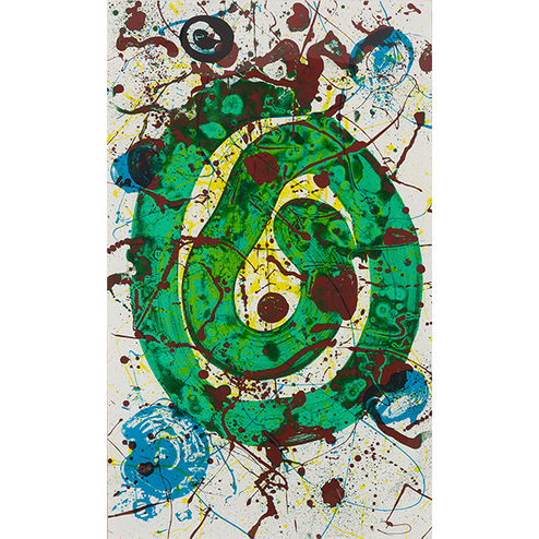 For the blues Sons of the Air by Sam Francis, 1990
