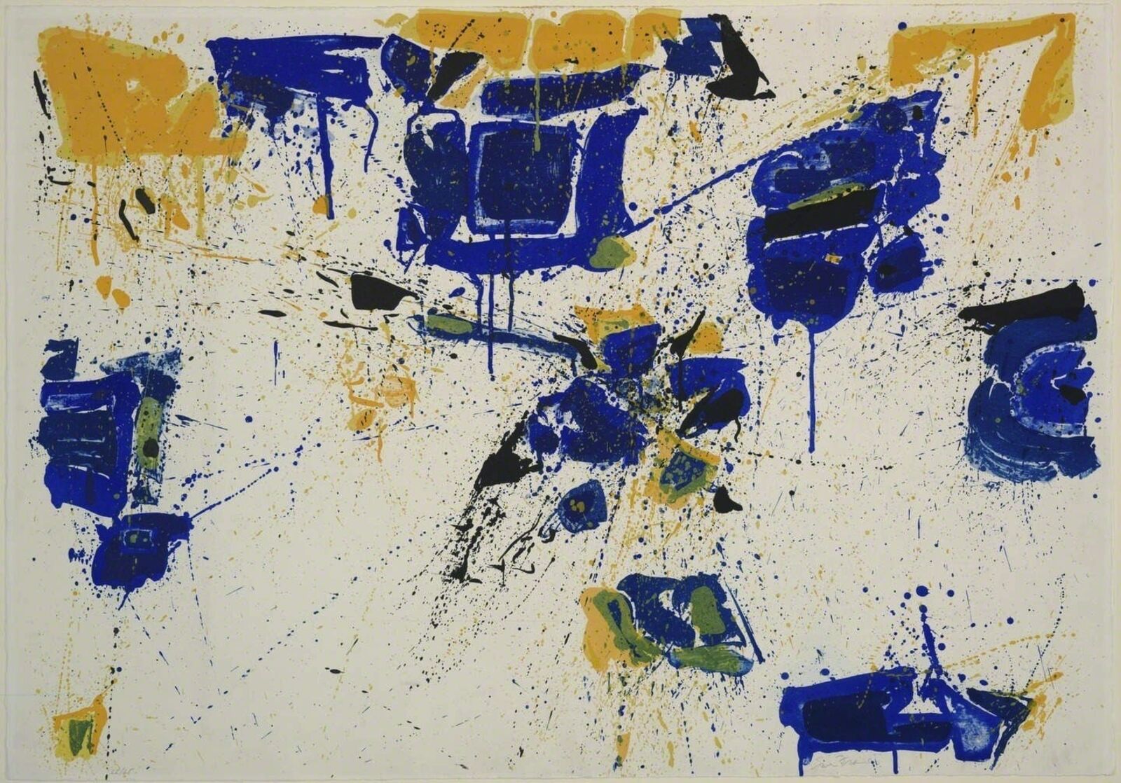 The Upper Yellow by Sam Francis, 1960