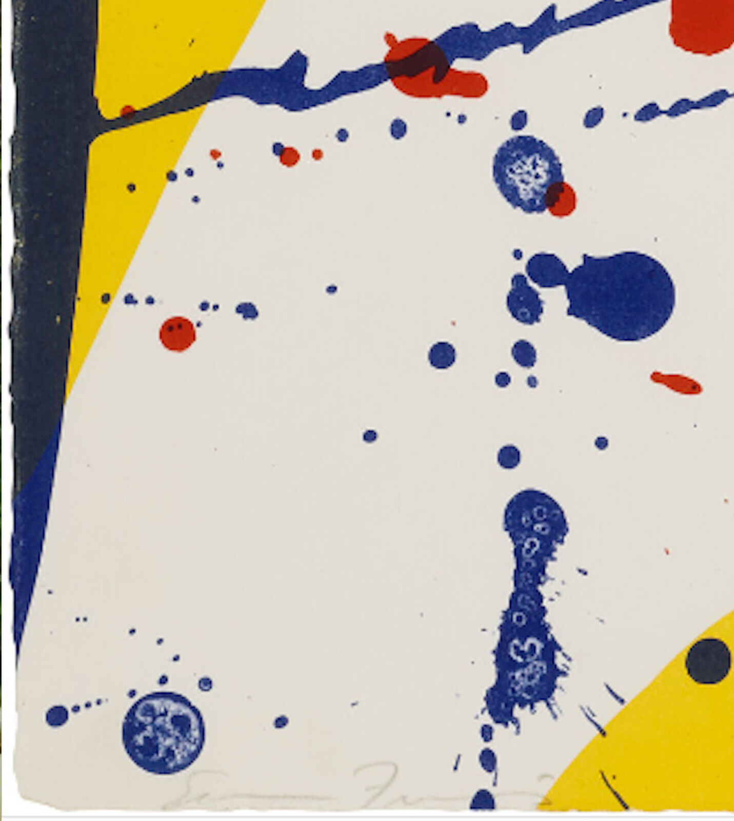 Artwork by Sam Francis, Untitled (from Portfolio 9), Made of Lithograph 