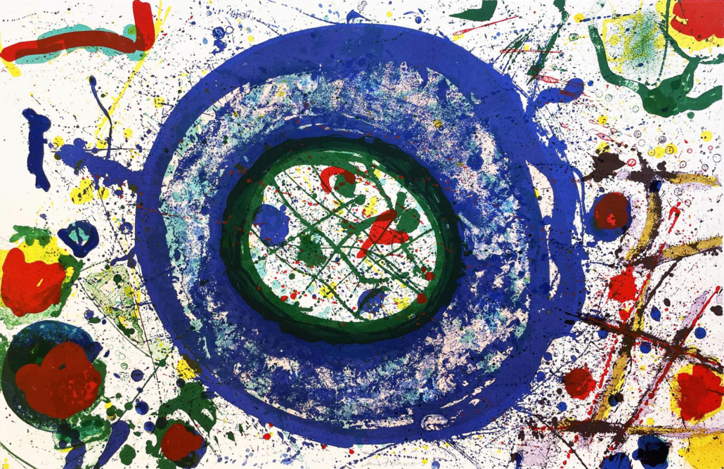 Untitled – Memoire de la Liberté Portfolio (SF-346) by Sam Francis, 1991