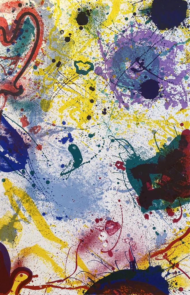 Artwork by Sam Francis, Untitled (SF-345), Made of Lithograph in colors, on wove paper 