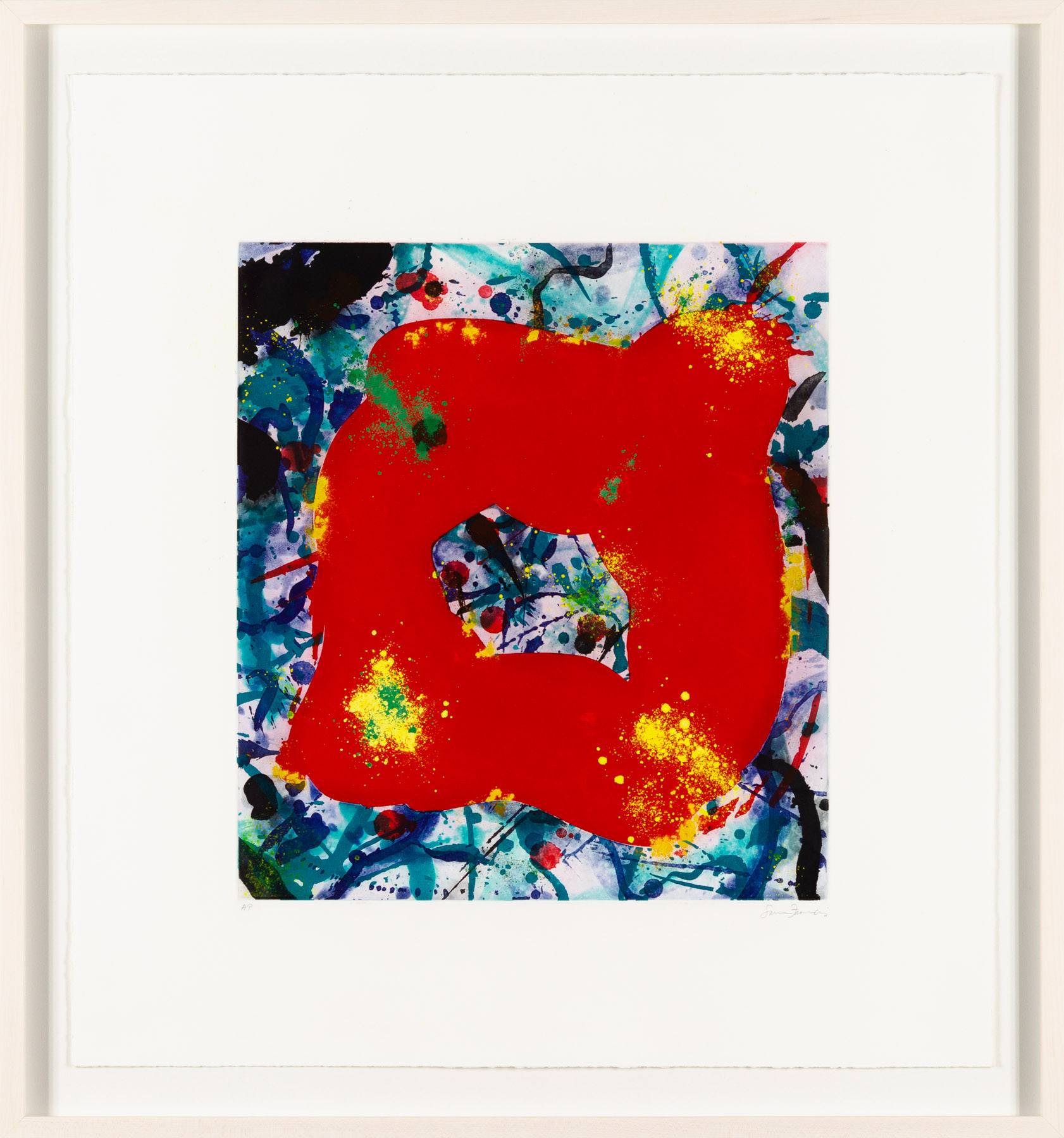 Artwork by Sam Francis, Untitled (Sfe-071), Made of Aquatint 