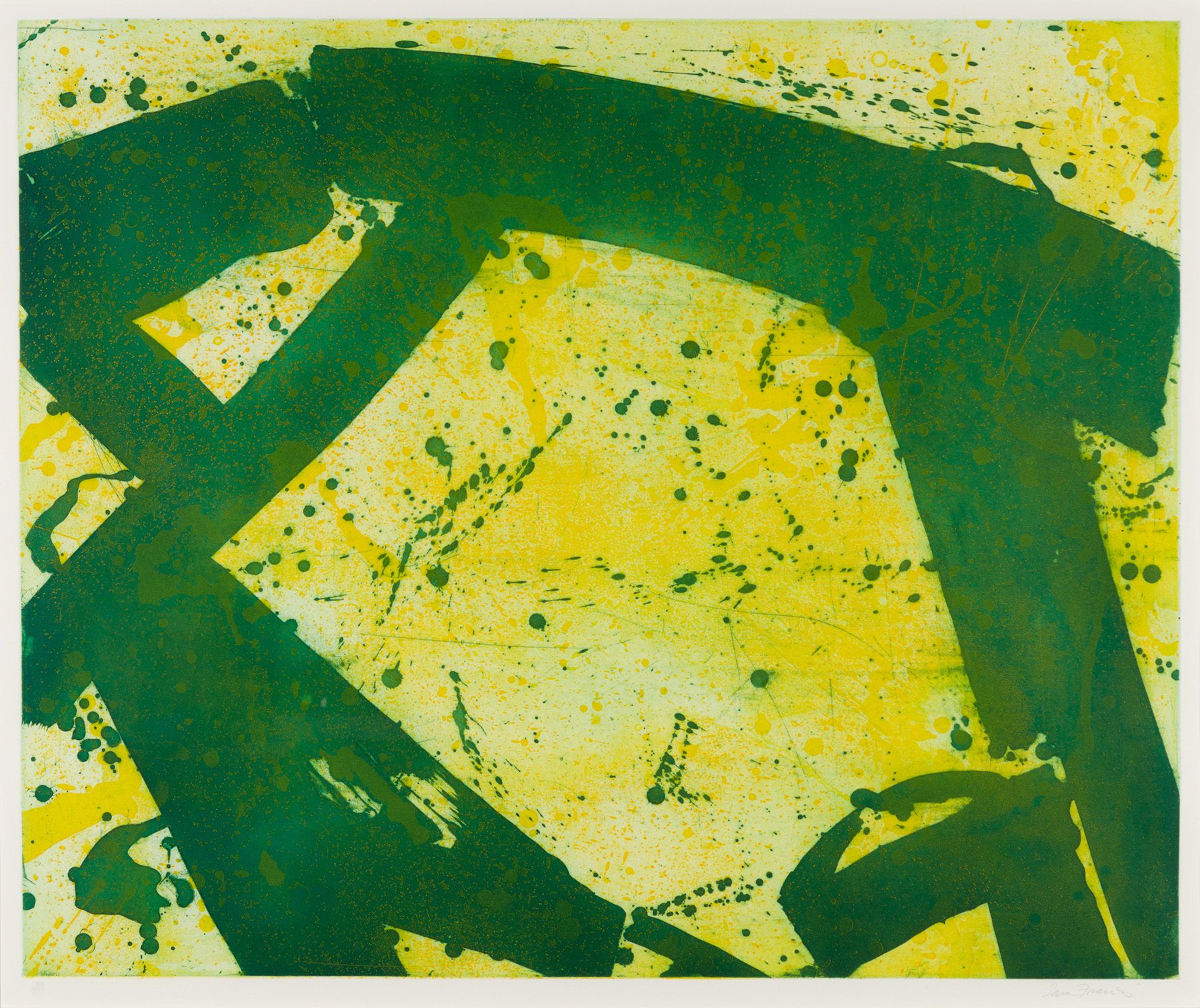 Artwork by Sam Francis, Untitled (Sfe-073 Rc), Made of Etching And Aquatint 