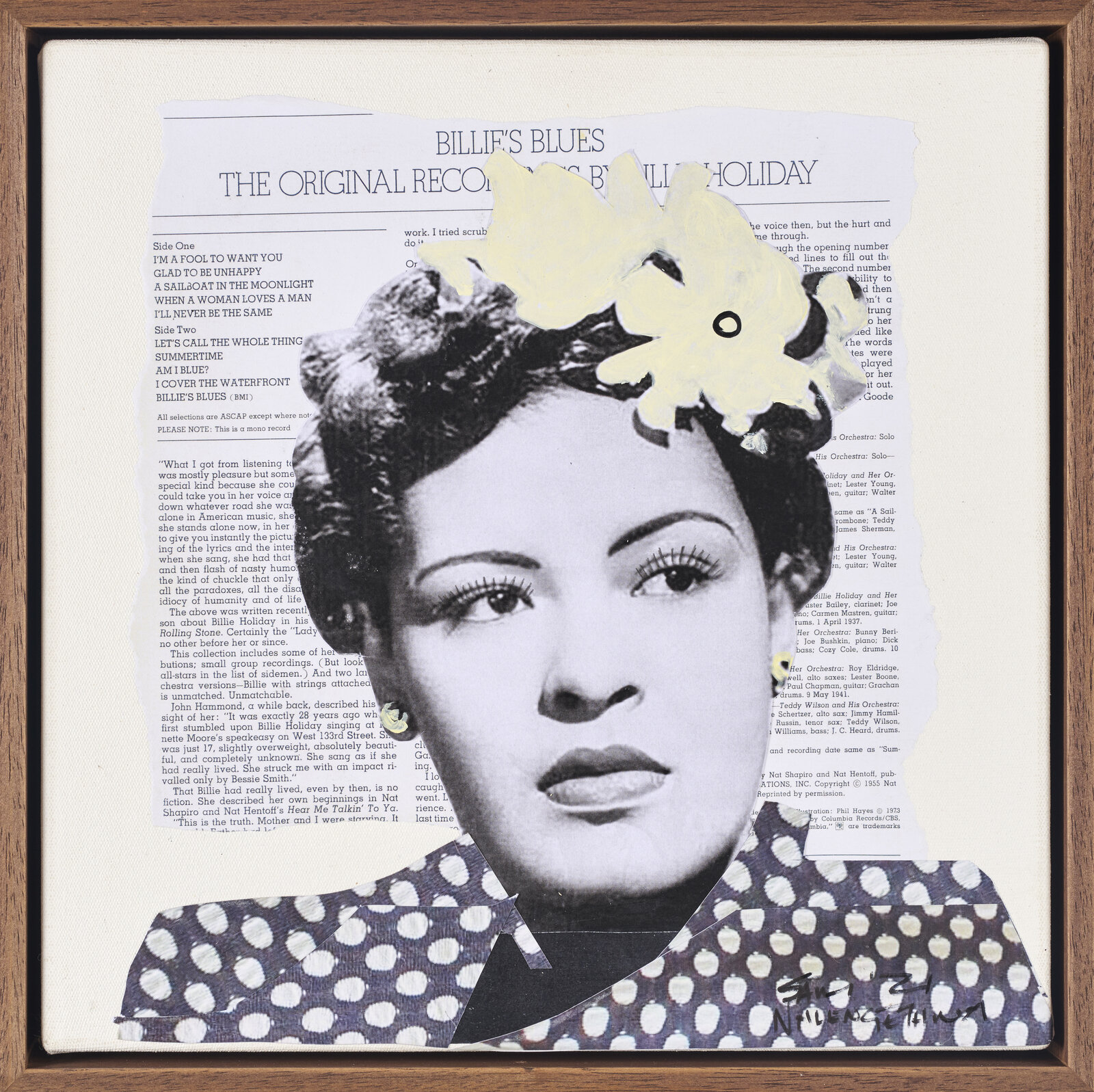 Billie Holiday by Sam Nhlengethwa, 2021