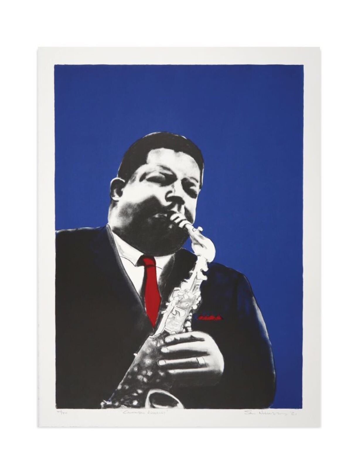 Cannonball Adderley by Sam Nhlengethwa, 2021