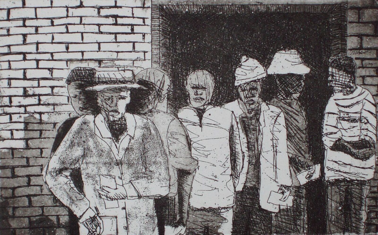 Lotto Q (Kwa-Thema) by Sam Nhlengethwa, 2006