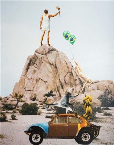 Artwork by Sam Taylor-Wood, Wanderer Above the Sea of Dreams, Made of Twenty six-colour screenprint, solvent-based ink on 410gsm Somerset Tub-Sized paper 