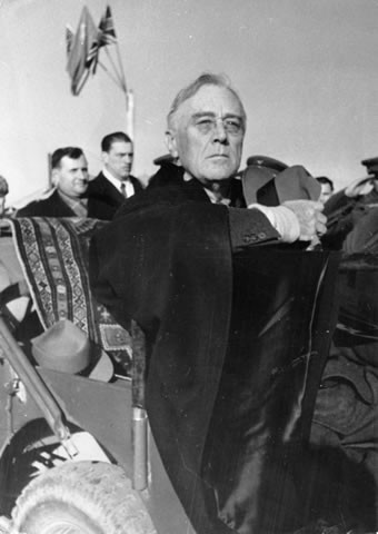 Roosevelt at Yalta Conference