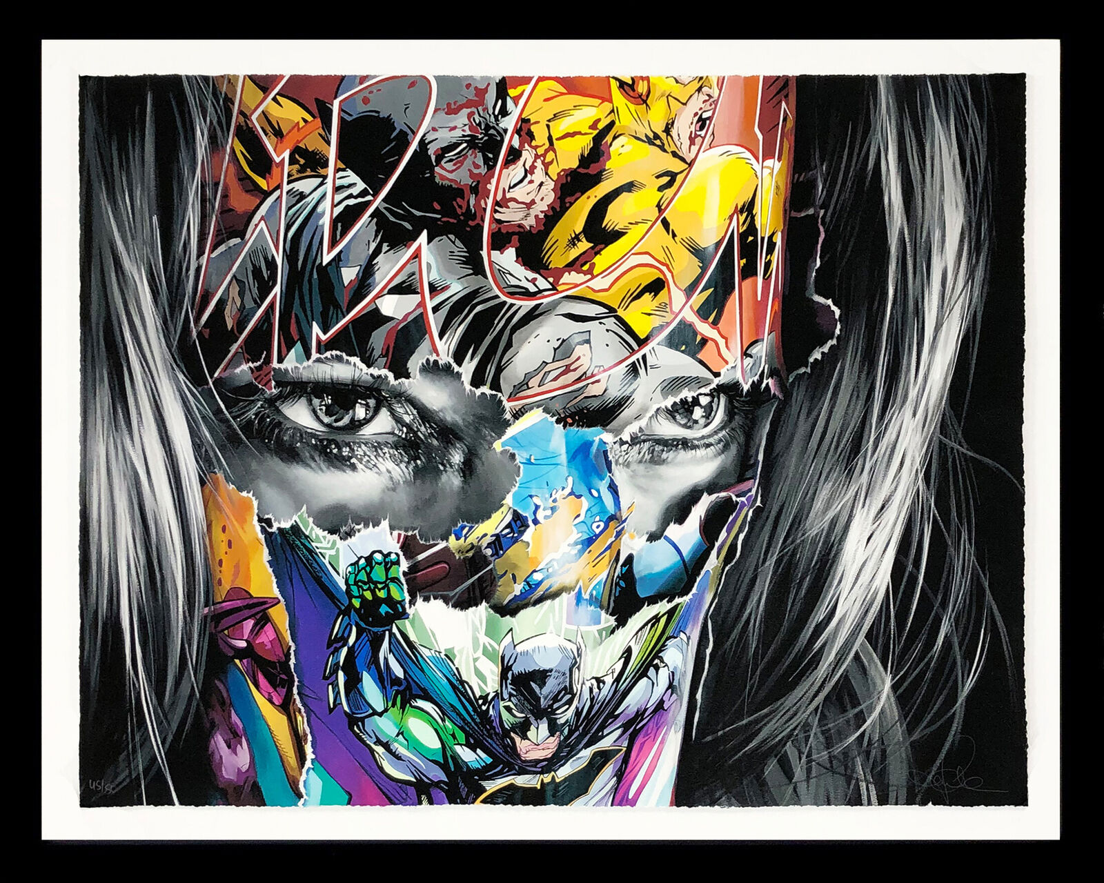 Artwork by Sandra Chevrier, GRONDEMENT DU TONNERRE, Made of Screen Print 