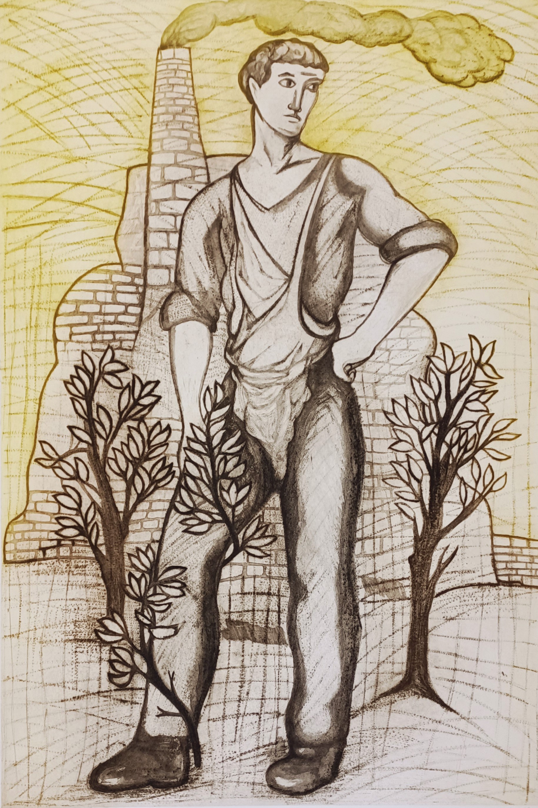 Lavoratore by Sandro Chia, circa 1990