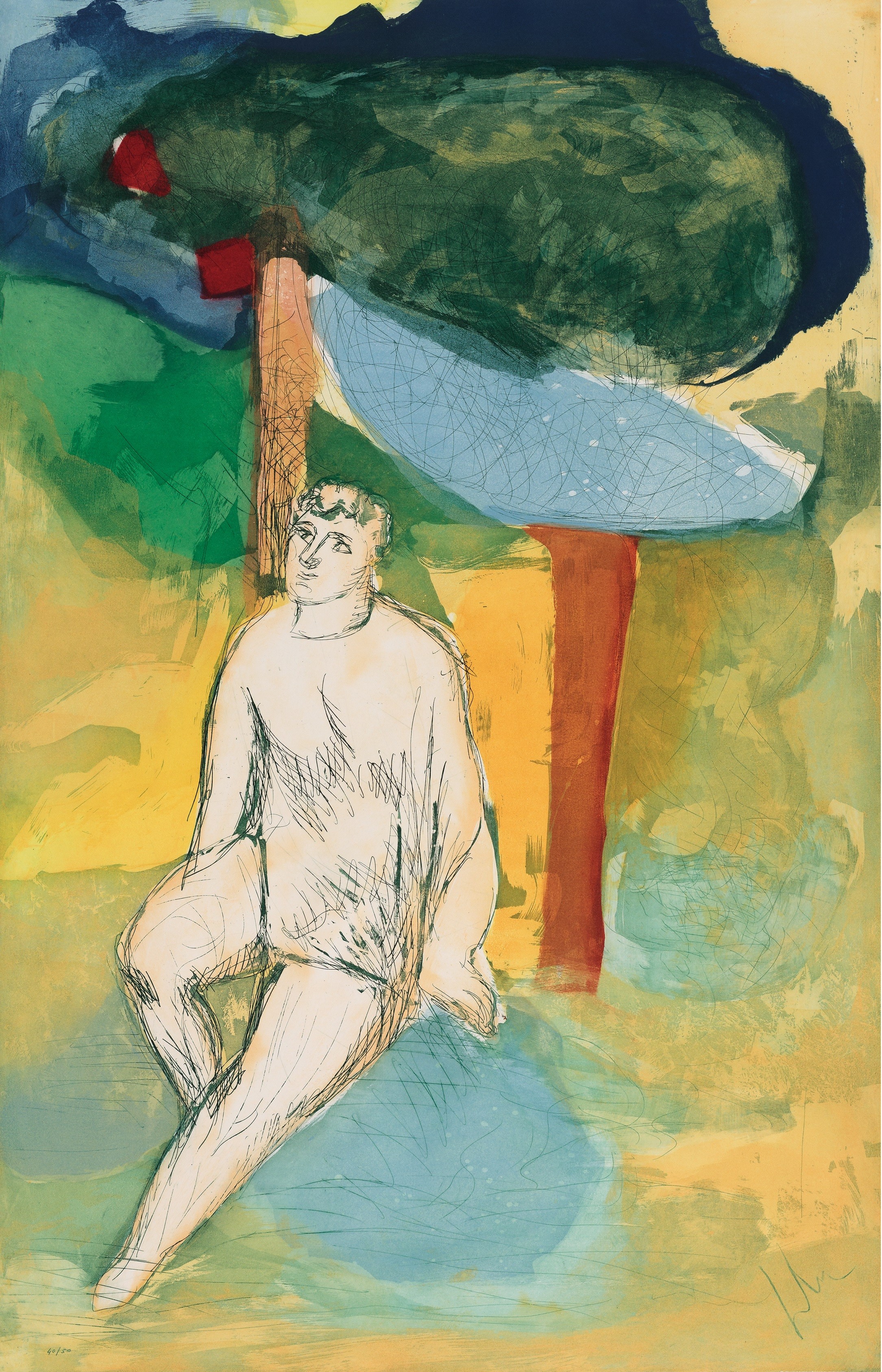 Poesie romane II by Sandro Chia, 1999