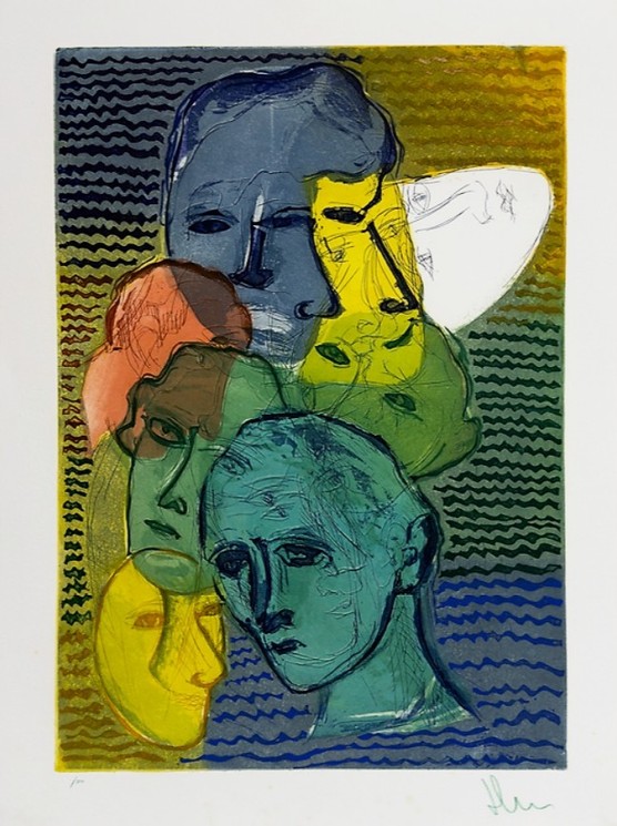 L'enigma del volto by Sandro Chia, 2001