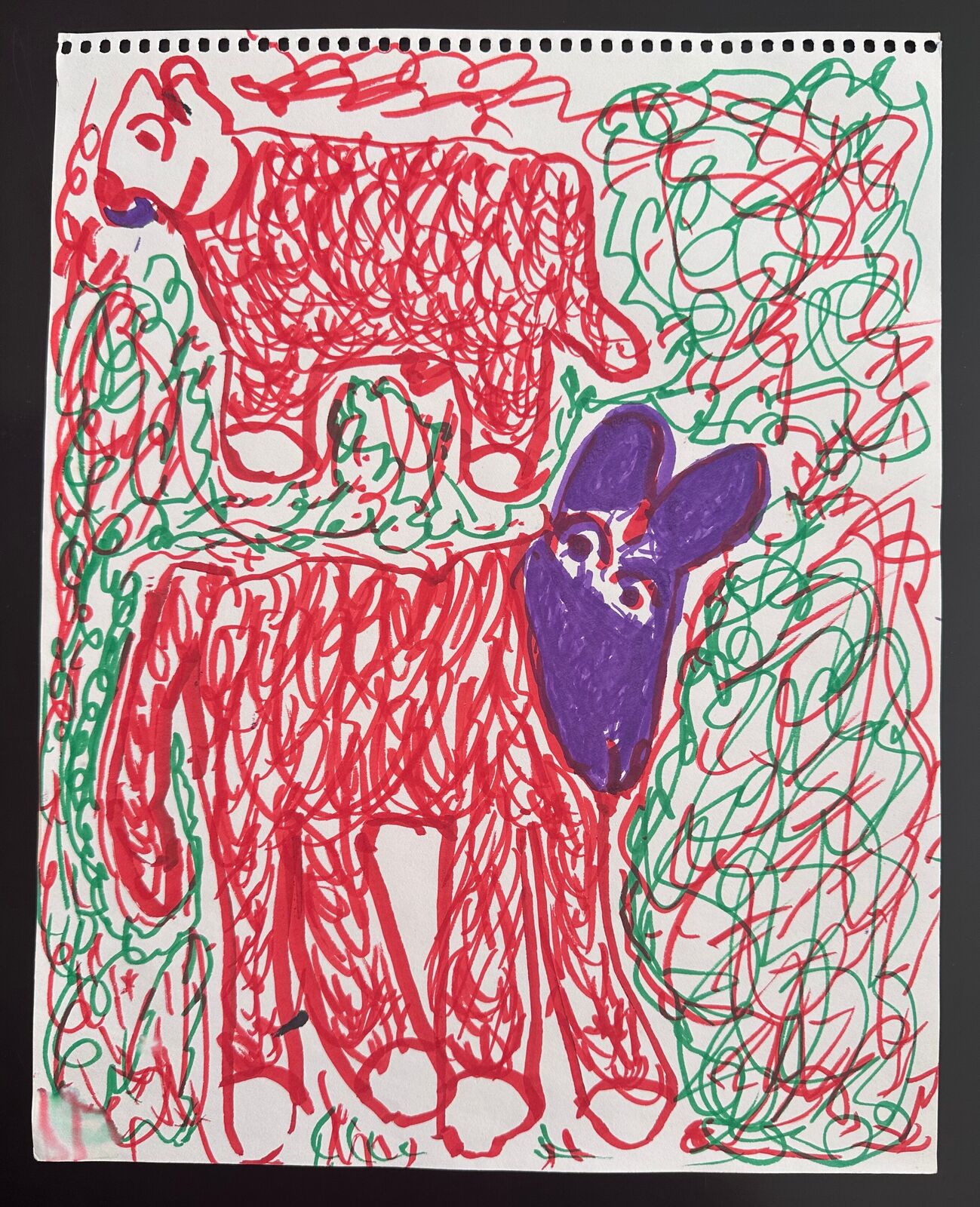 Untitled (2 animals) by Sarah Mary Taylor, circa 1990s