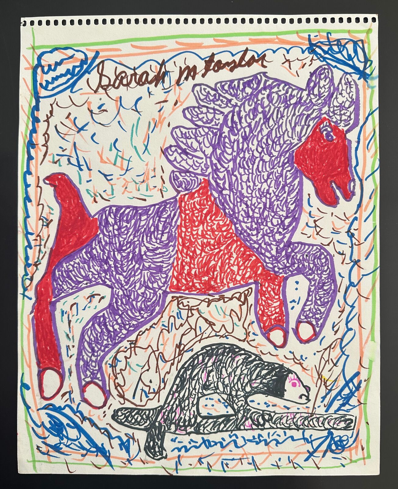 Untitled (jumping horse) by Sarah Mary Taylor, circa 1990s