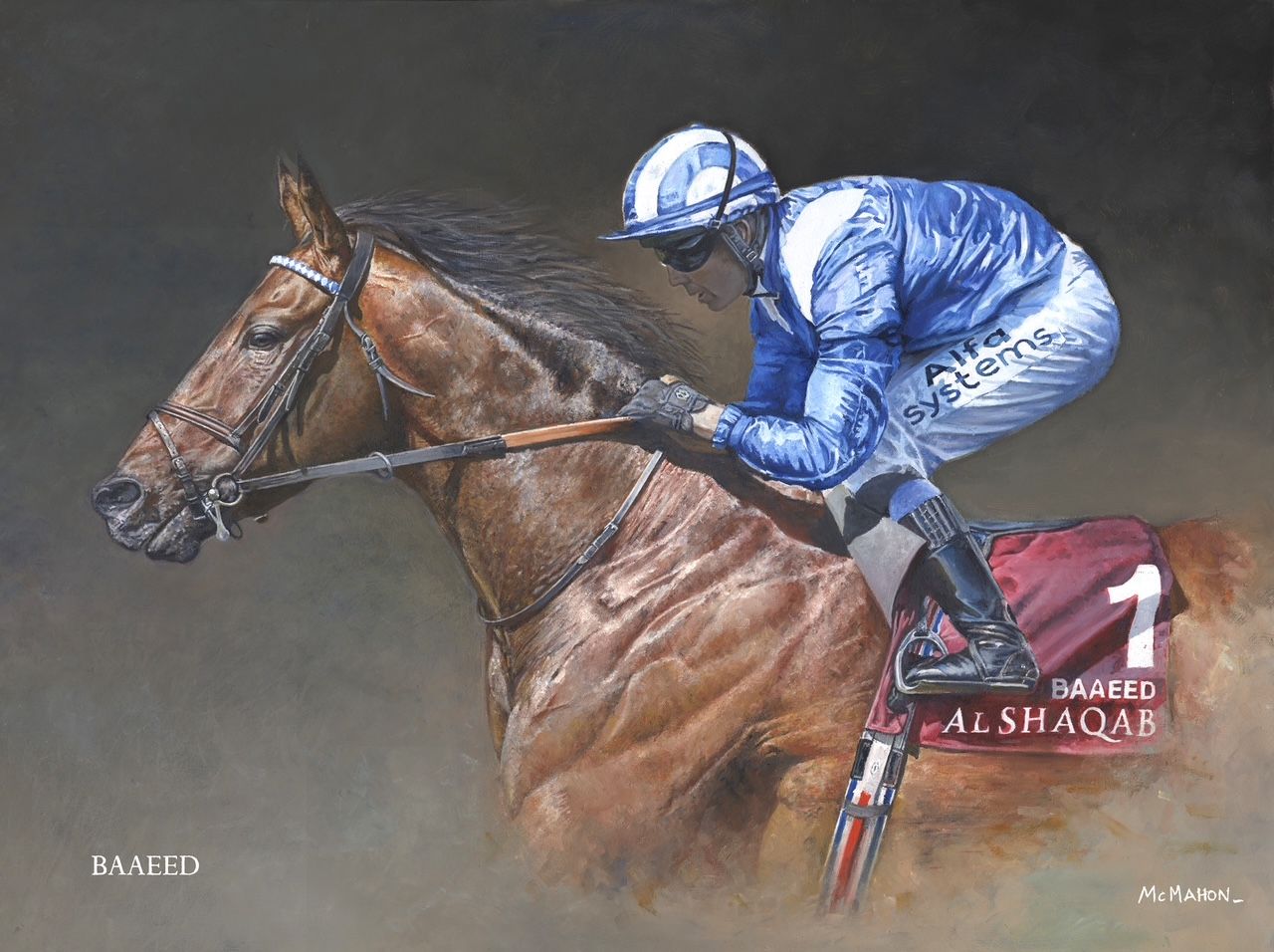 Artwork by Sean McMahon, Baaeed, Made of Oil on canvas 