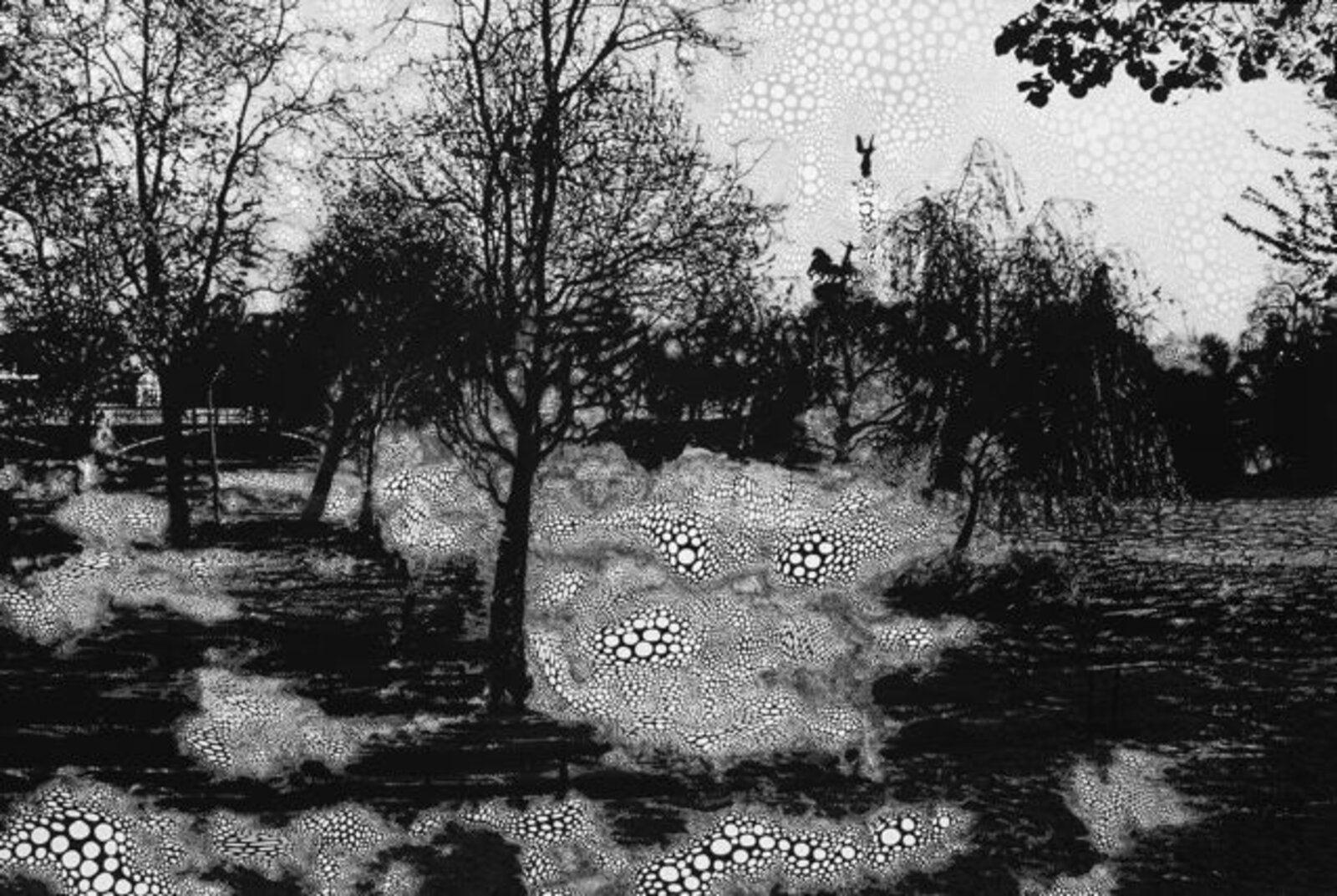 Artwork by Sebastiaan Bremer, Cocytus, Made of Inks on Gelatin Silver Print 