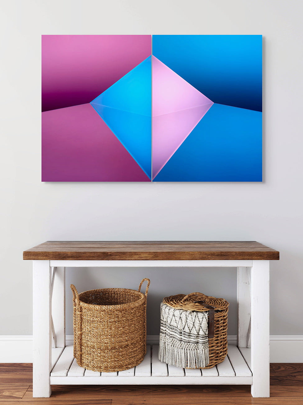 Artwork by Sebastiaan Knot, Diptych No. 57812 / No. 57813, Made of Photography 