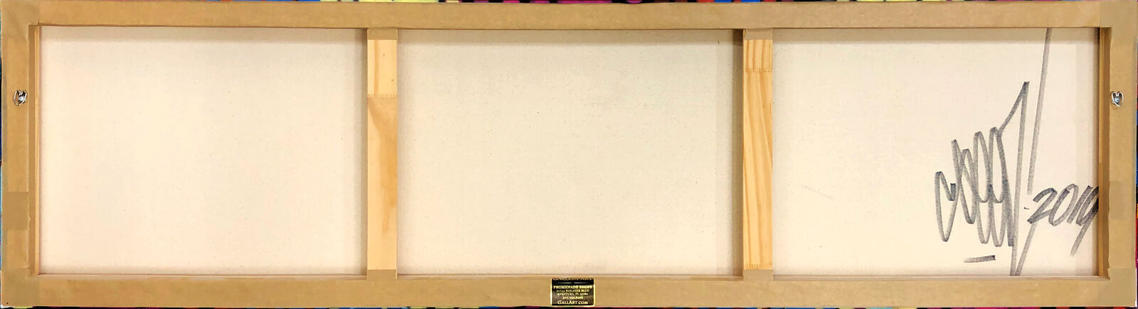 Artwork by Richard Mirando, Untitled (large abstract original painting), Made of Spray Paint And Stencil On Canvas 