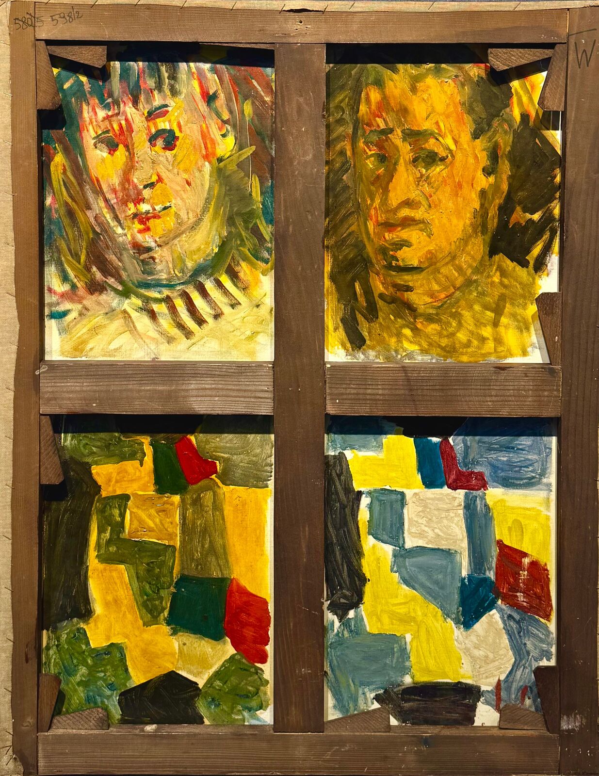 S・Poliakoff、Composition abstraite、希少画集画 Serge Poliakoff, Composition Abstraite, 1954 | Omer Tiroche