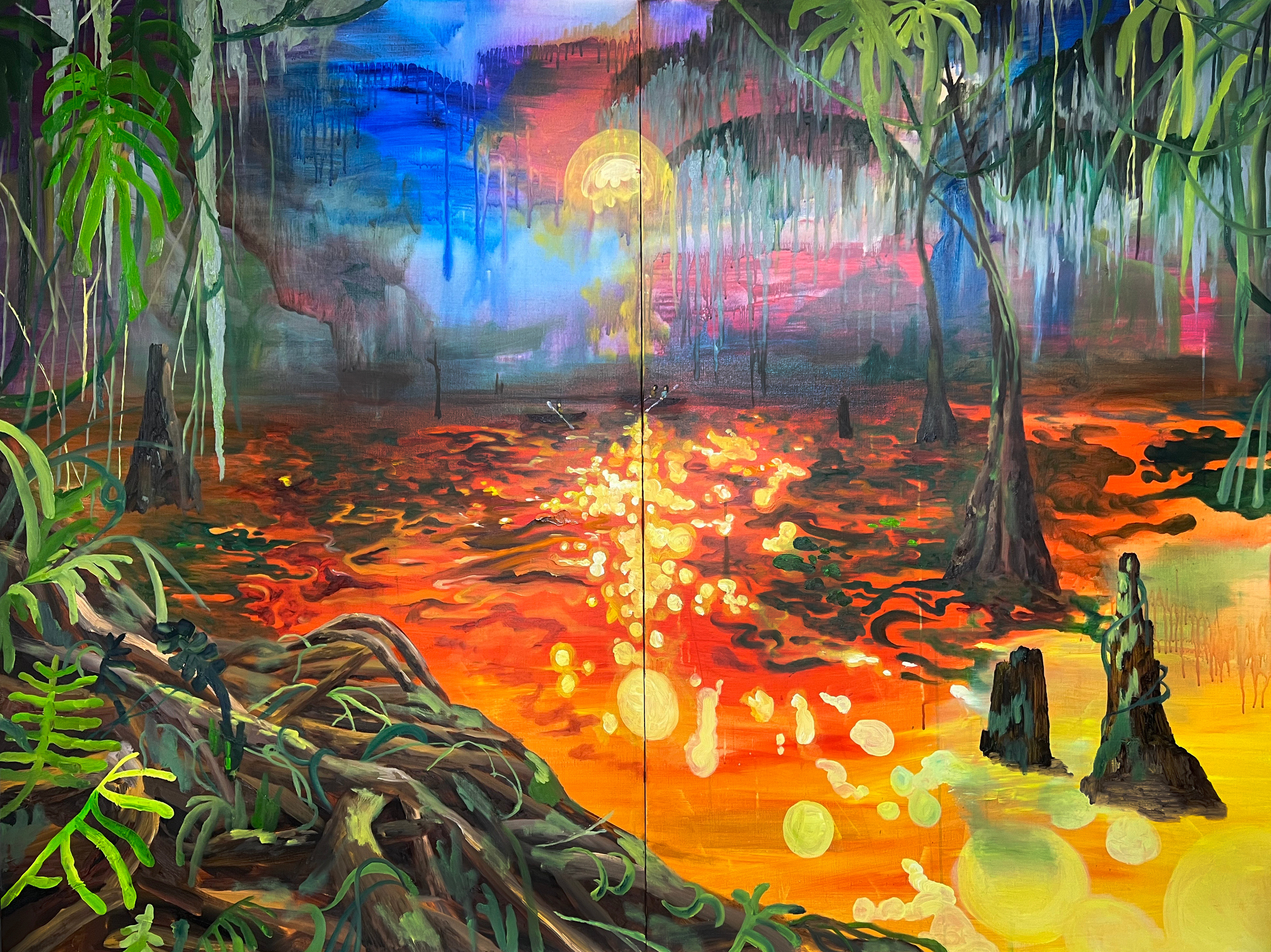 Golden Sunset by Oh Seung Kyung, 2022