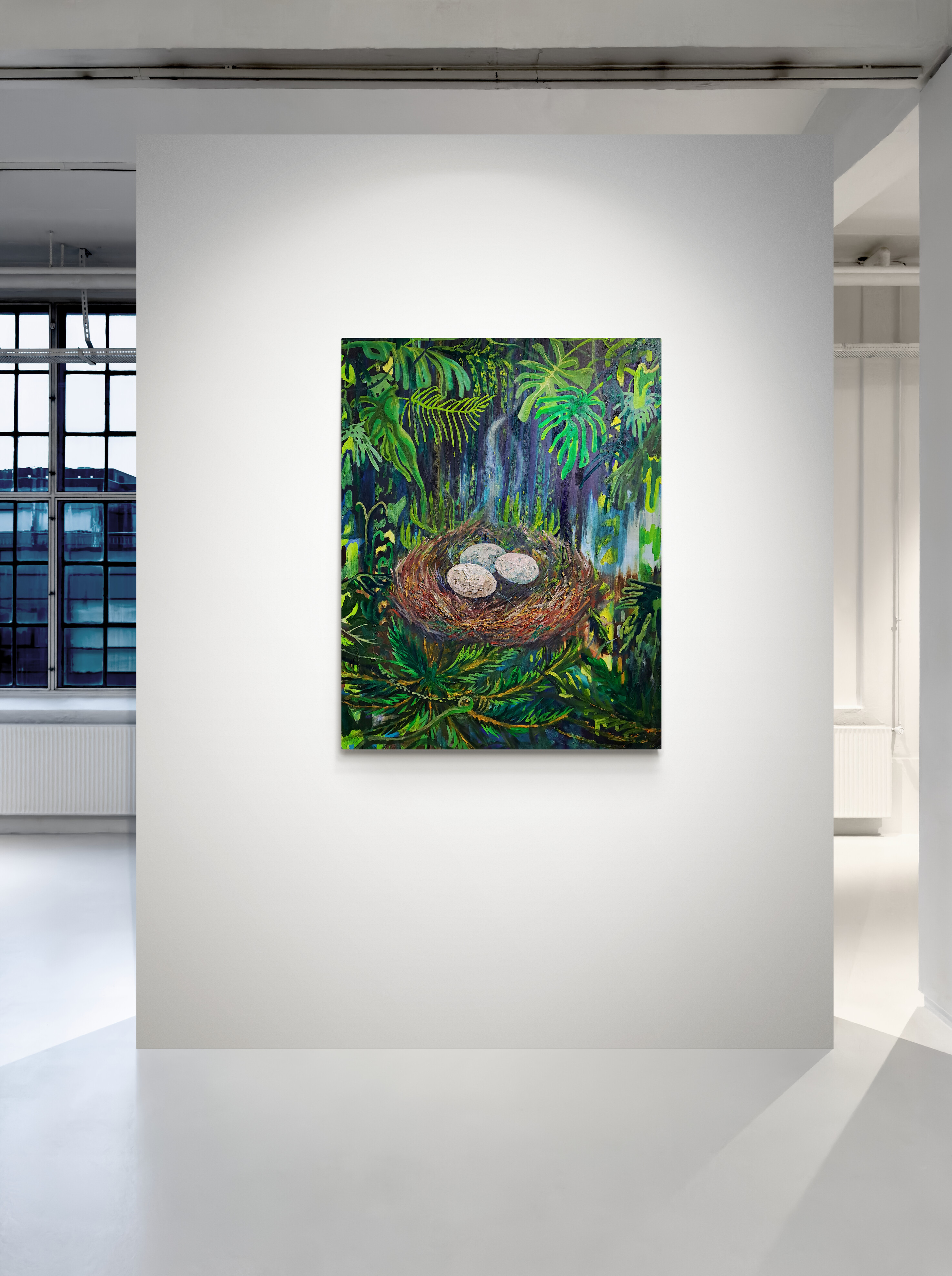 Artwork by Oh Seung Kyung, Home, Made of Oil on Canvas 