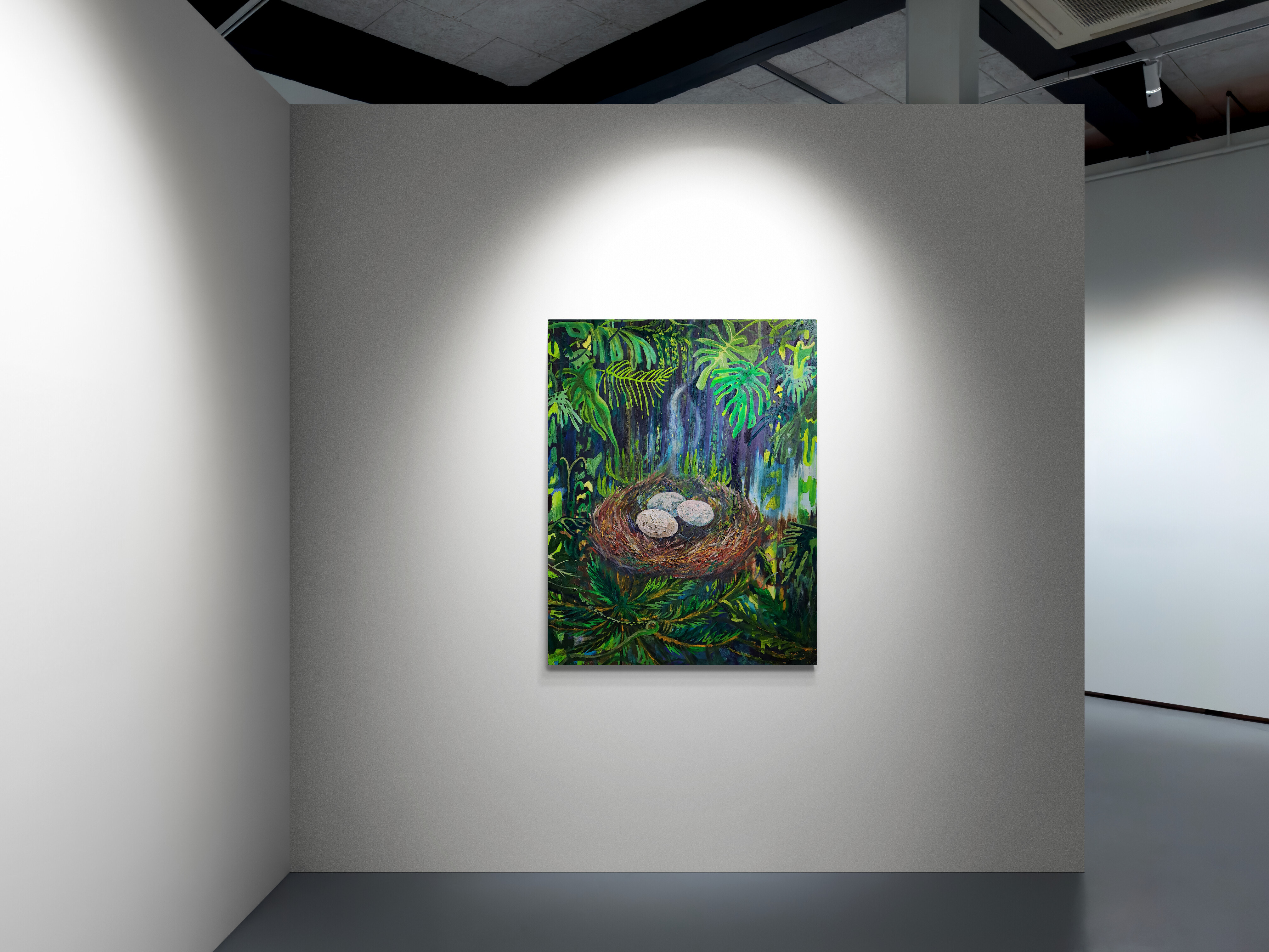 Artwork by Oh Seung Kyung, Home, Made of Oil on Canvas 