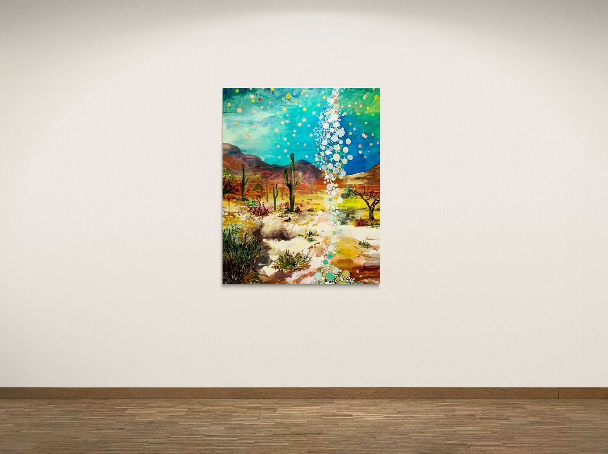 Artwork by Oh Seung Kyung, The Weight of Stars, Made of Oil on Canvas 