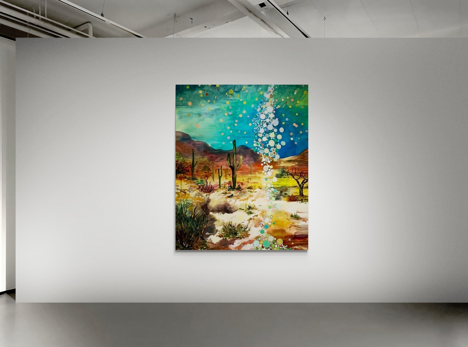 Artwork by Oh Seung Kyung, The Weight of Stars, Made of Oil on Canvas 