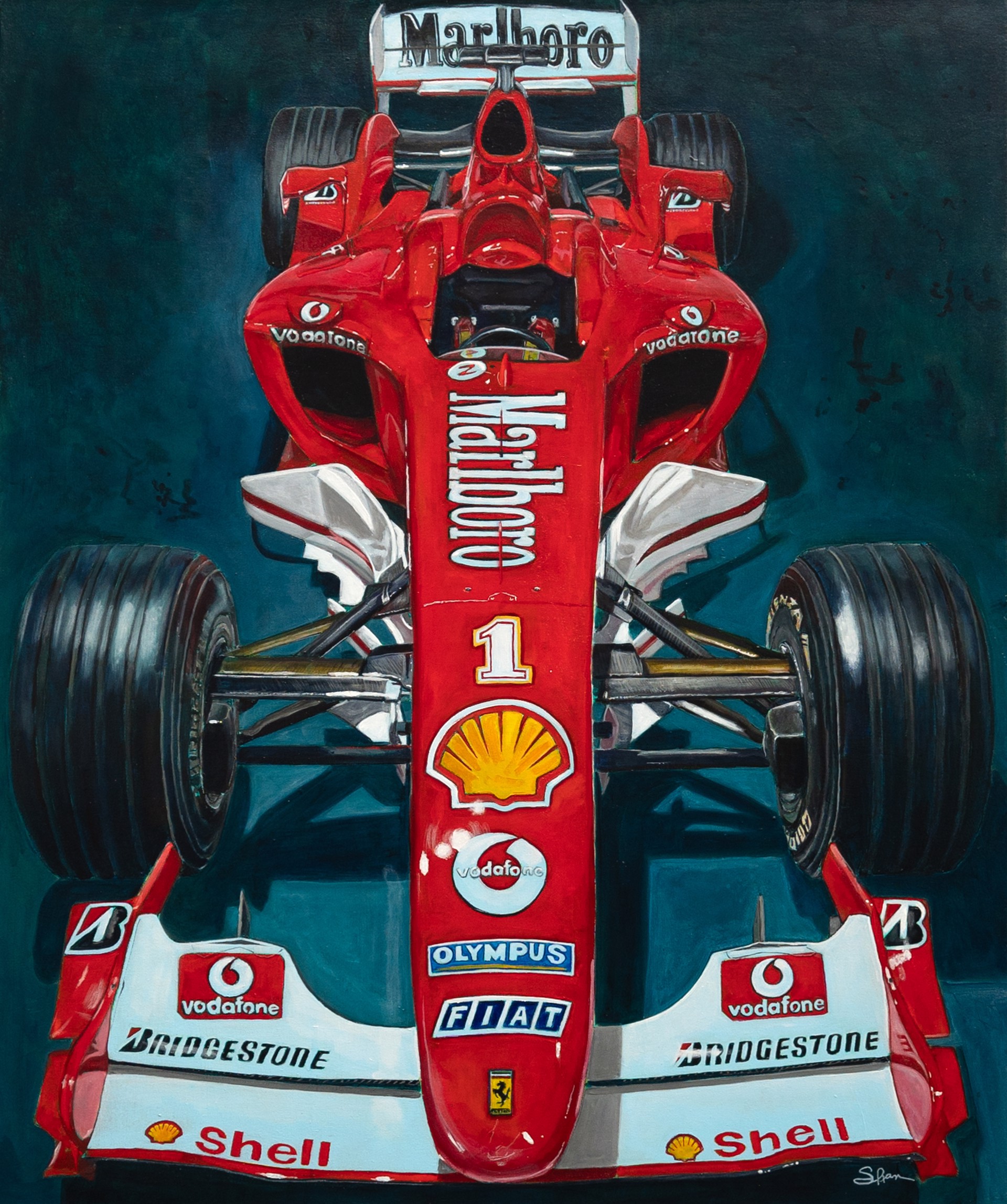 "I always thought that records were meant to be Broken" (Ferrari F2004)