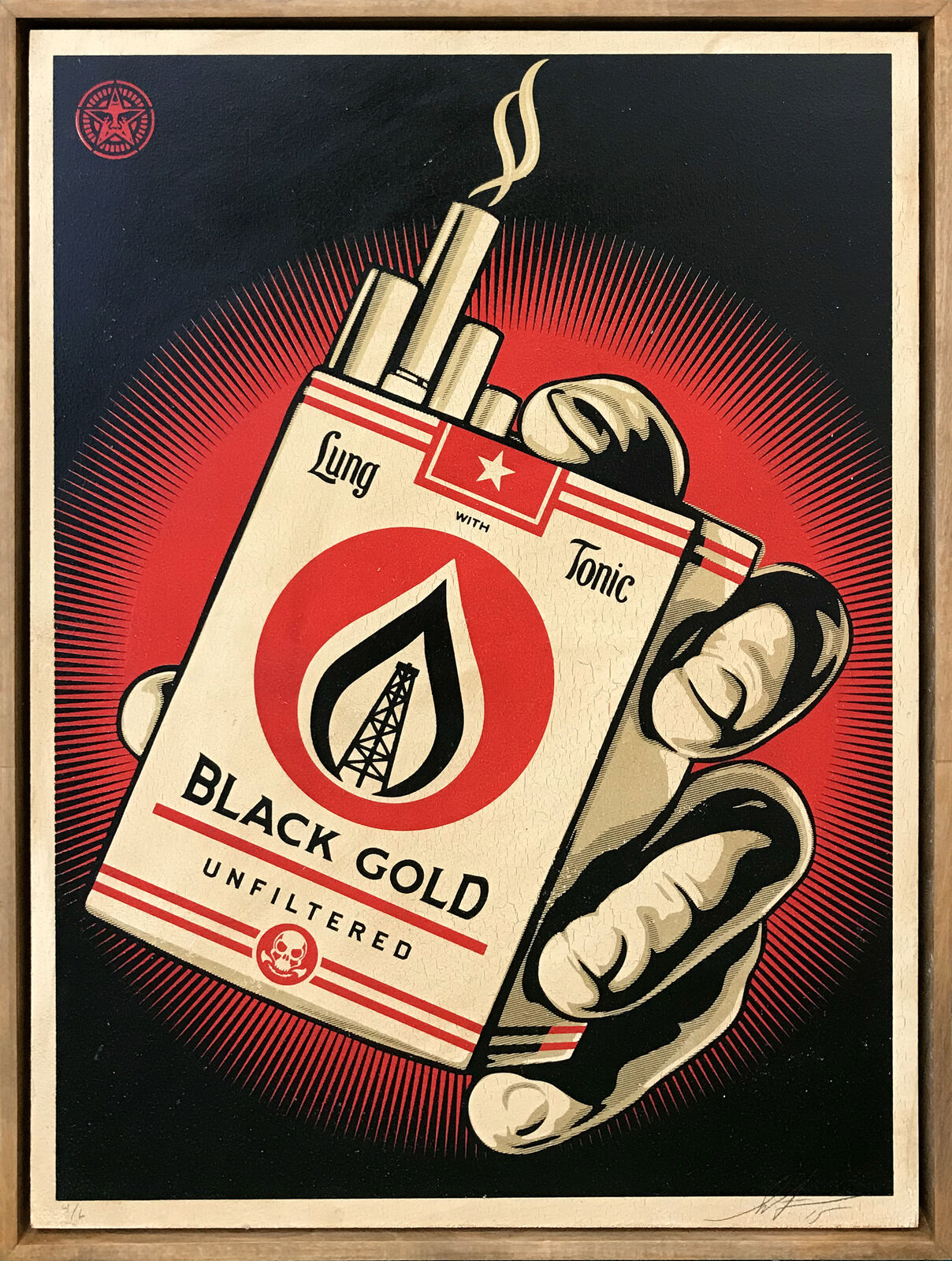 BLACK GOLD by Shepard Fairey, 2015