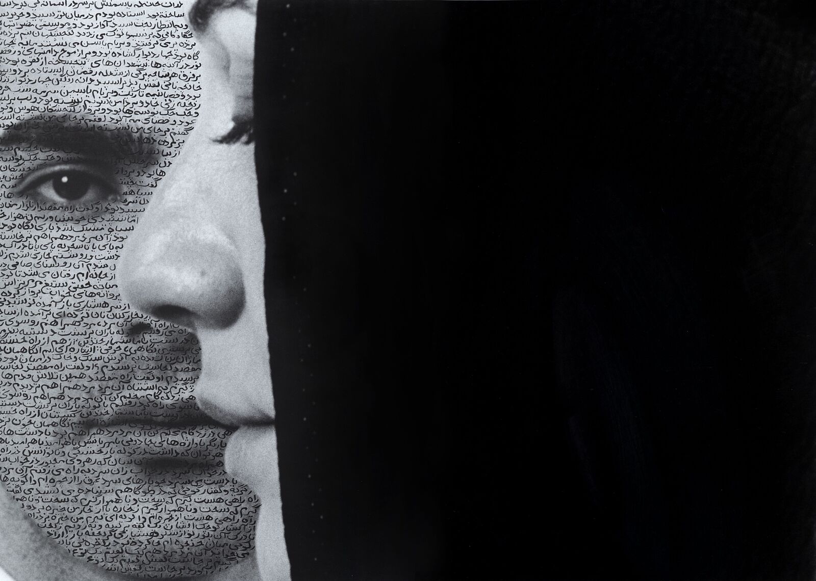 Whispers( Women of Allah series) by Shirin Neshat, 1997