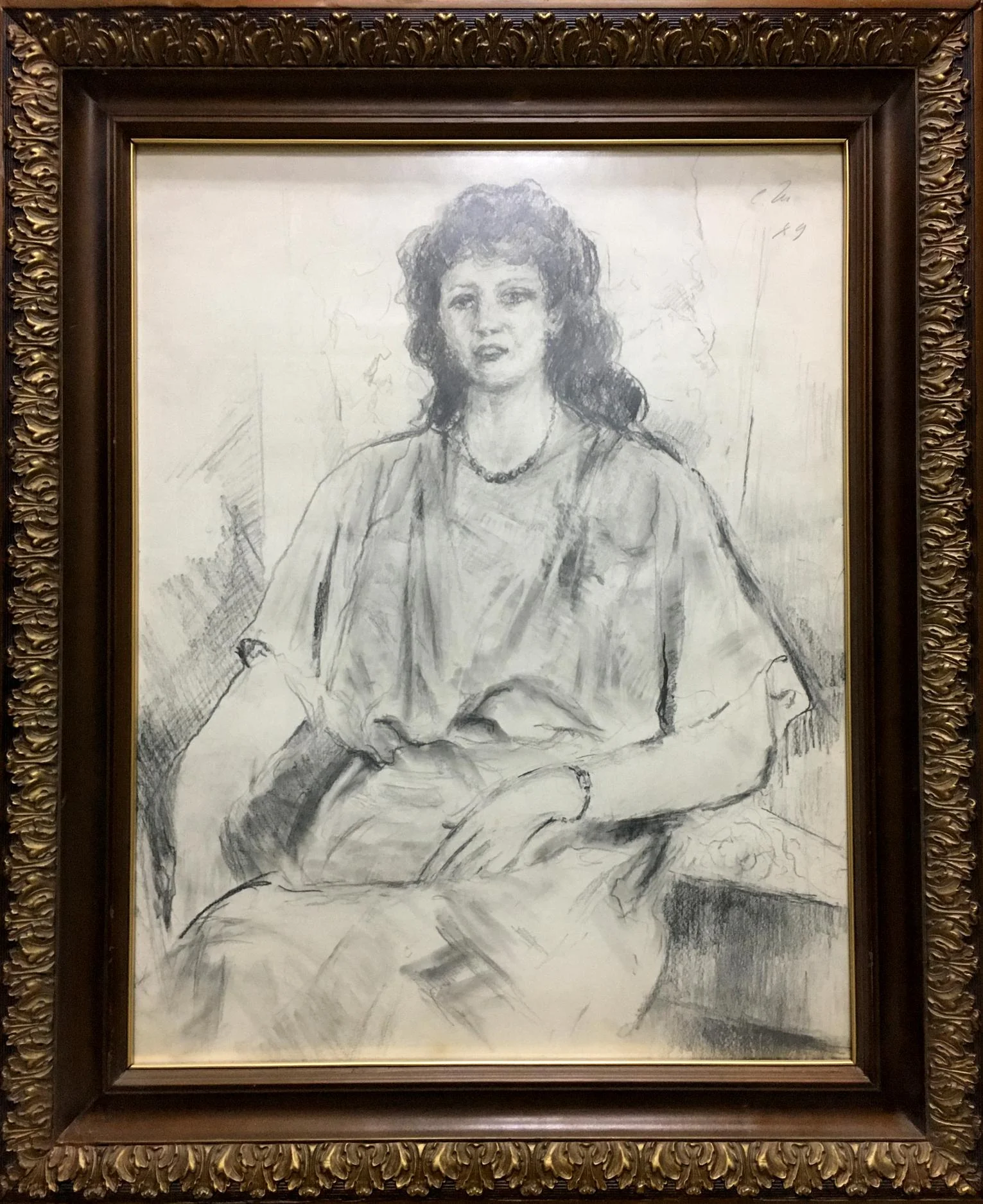 Portrait of a nurse by Sergei Shishko, null