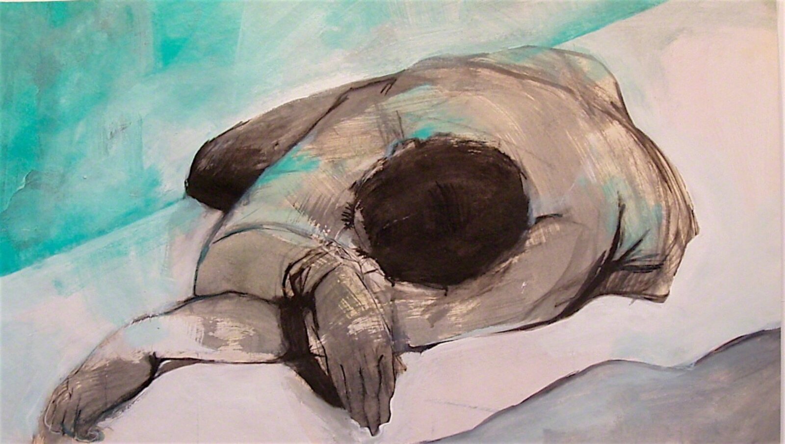 Resting in Blue by Silvina Mamani, 2006