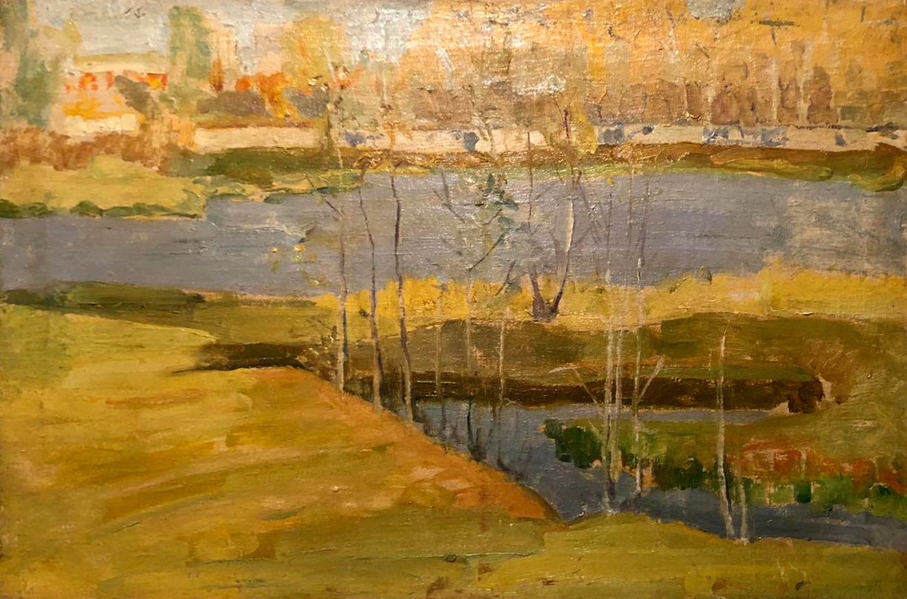 Summer landscape by Vladimir Ivanovitch Singaevski, null