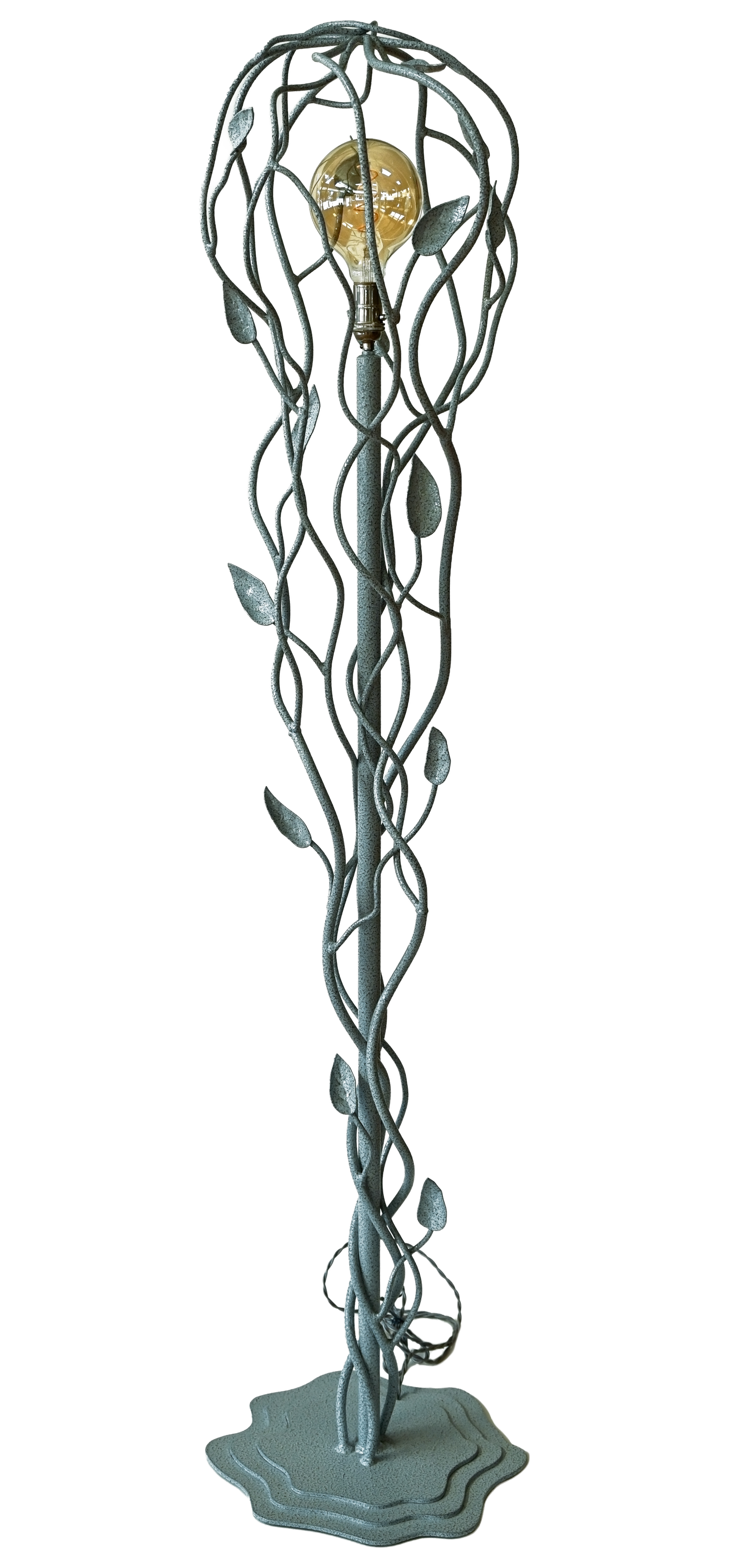 Vine Floor Lamp - White by Smith  and Steel, 2025