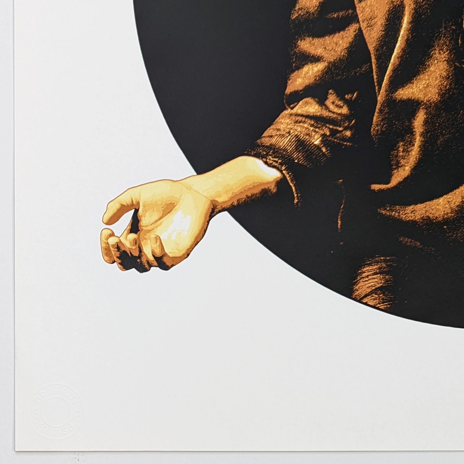 Artwork by SNIK, FADING GLOW, Made of Screen Print 