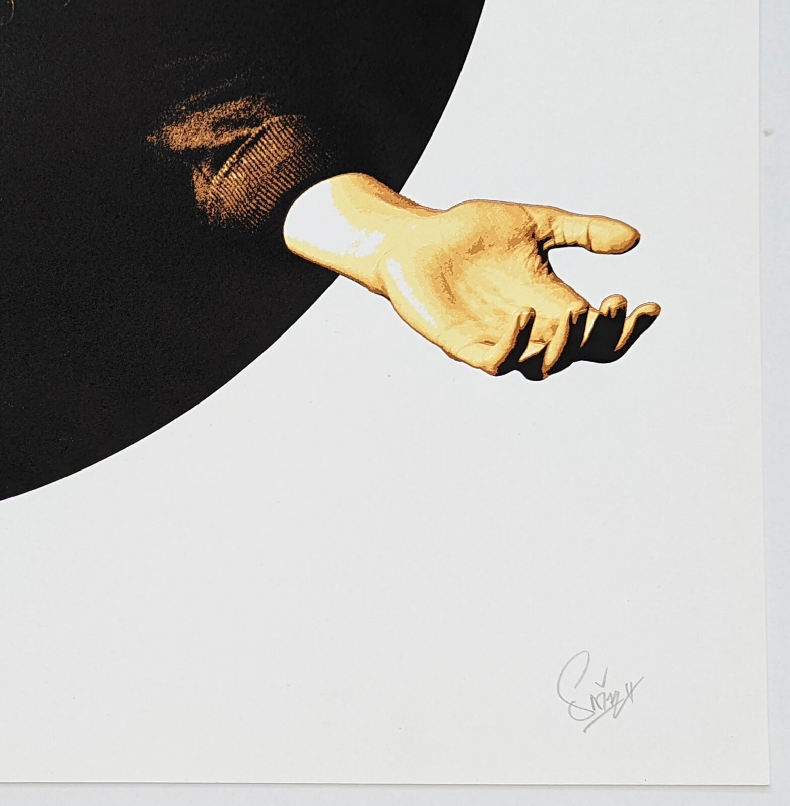 Artwork by SNIK, FADING GLOW, Made of Screen Print 