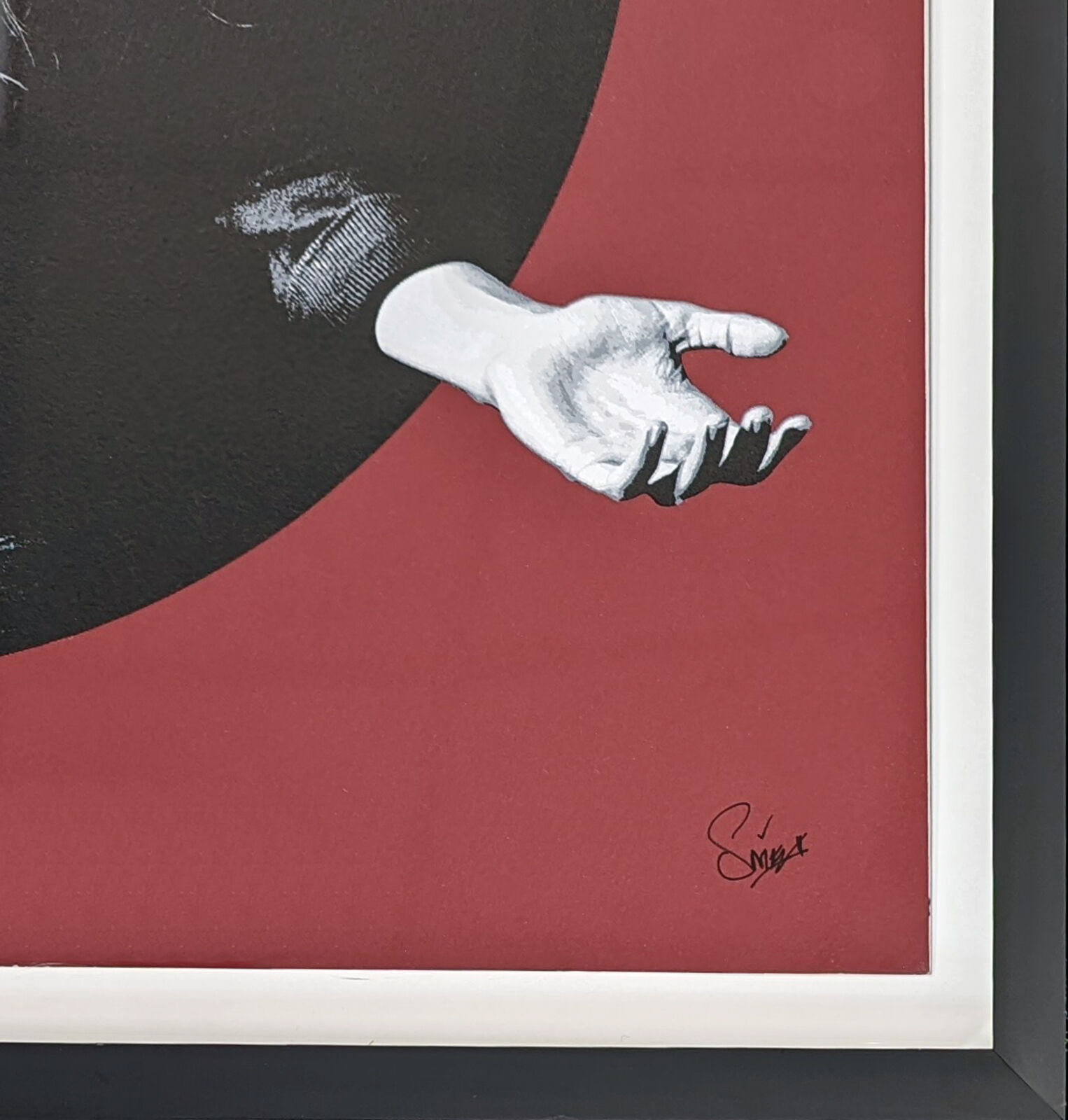 Artwork by SNIK, FADING GLOW (RED), Made of Screen Print 