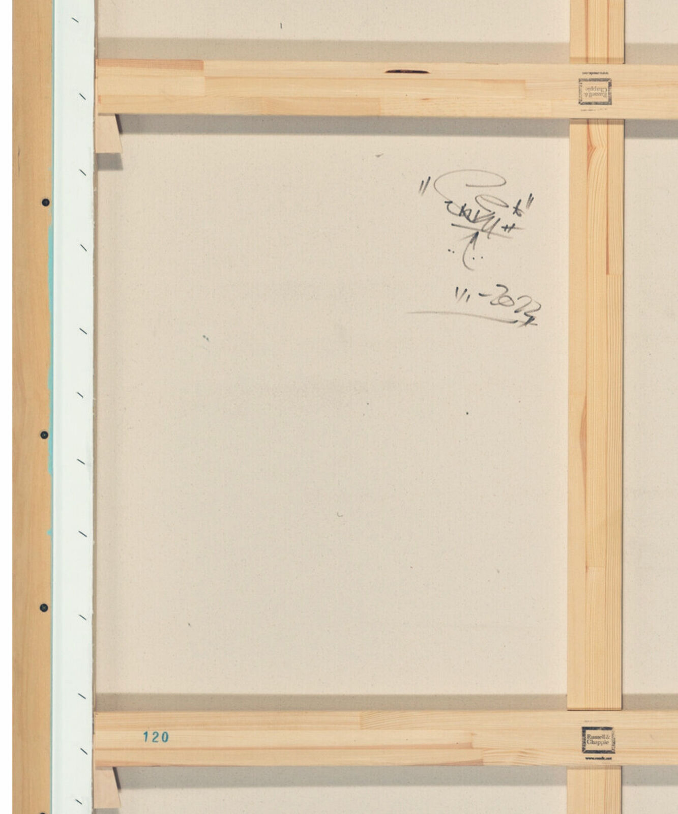 Artwork by SNIK, Fix The Sky (Blue), huge original painting, Made of Acrylic And Spray Paint On Canvas 