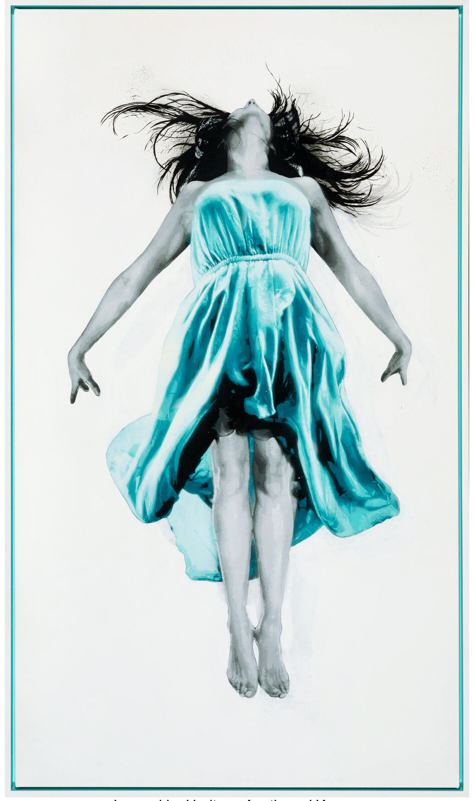 Fix The Sky (Blue), huge original painting by SNIK, 2023