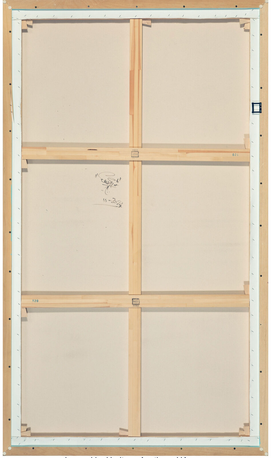 Artwork by SNIK, Fix The Sky (Blue), huge original painting, Made of Acrylic And Spray Paint On Canvas 