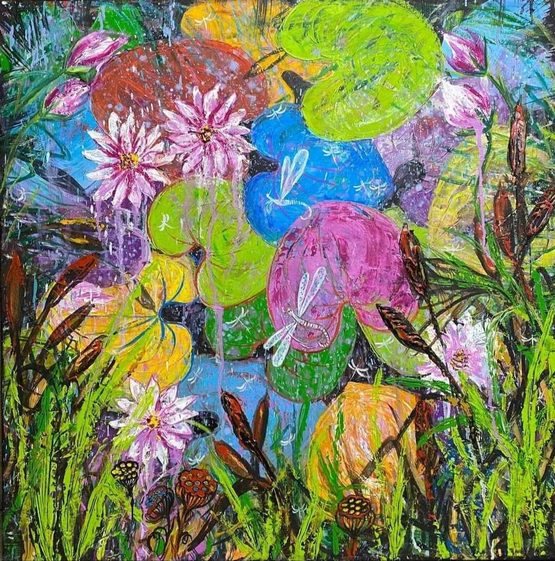 Chromatic Water Lilies