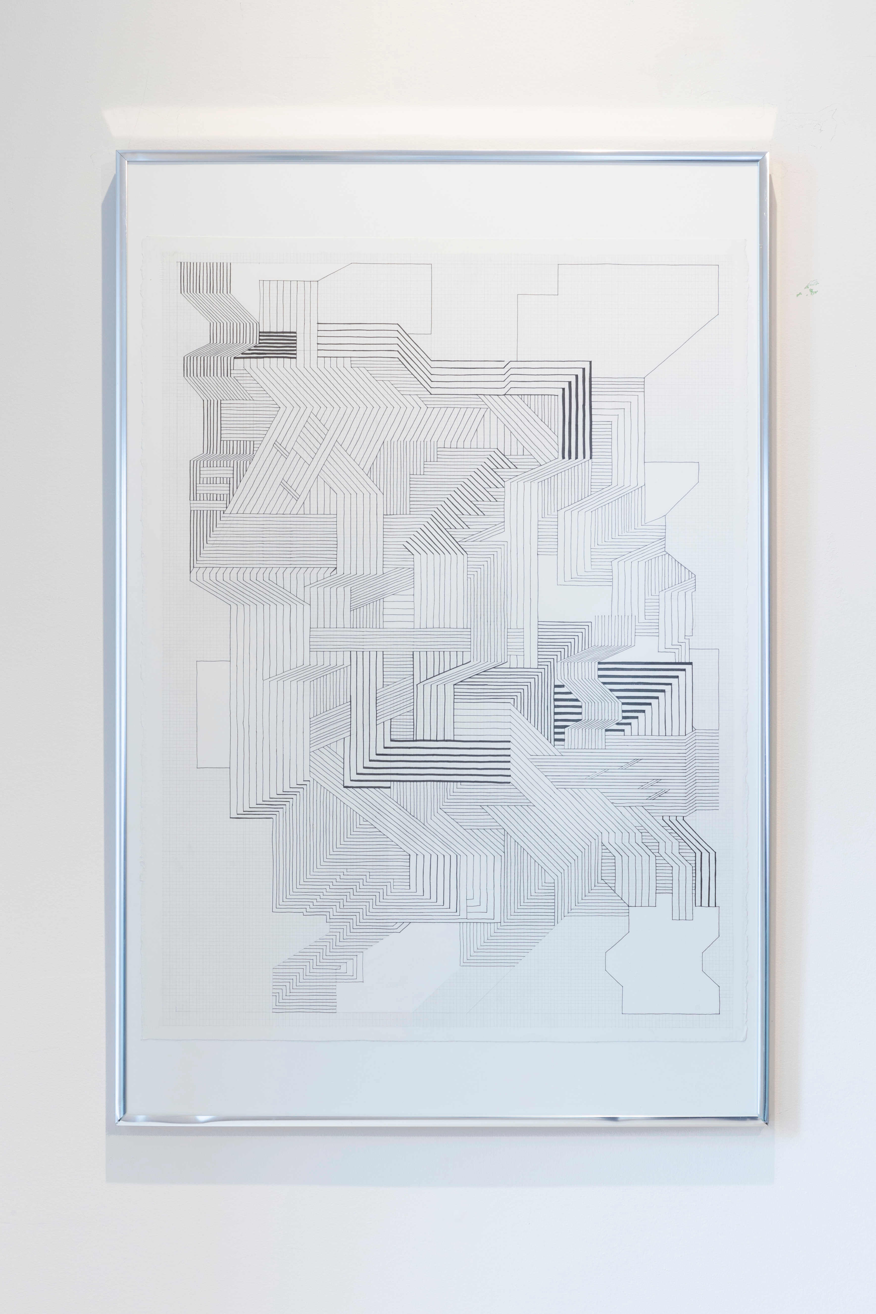 Artwork by Sofia Escobar, Exploration in Space, Made of Ink on watercolour paper 